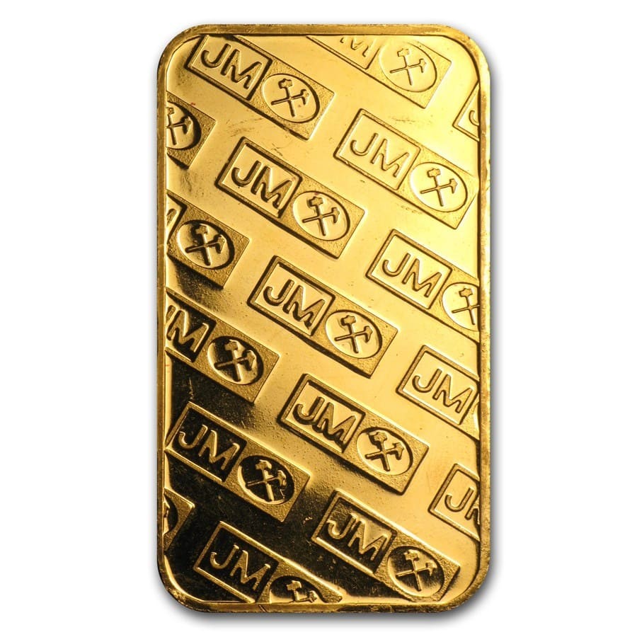2 oz Gold Bar – Johnson Matthey (Random Design)