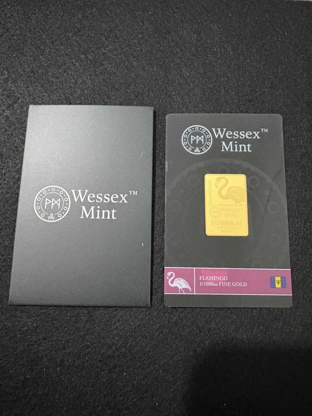 Wessex Mint 1-1000 Gold Flamingo