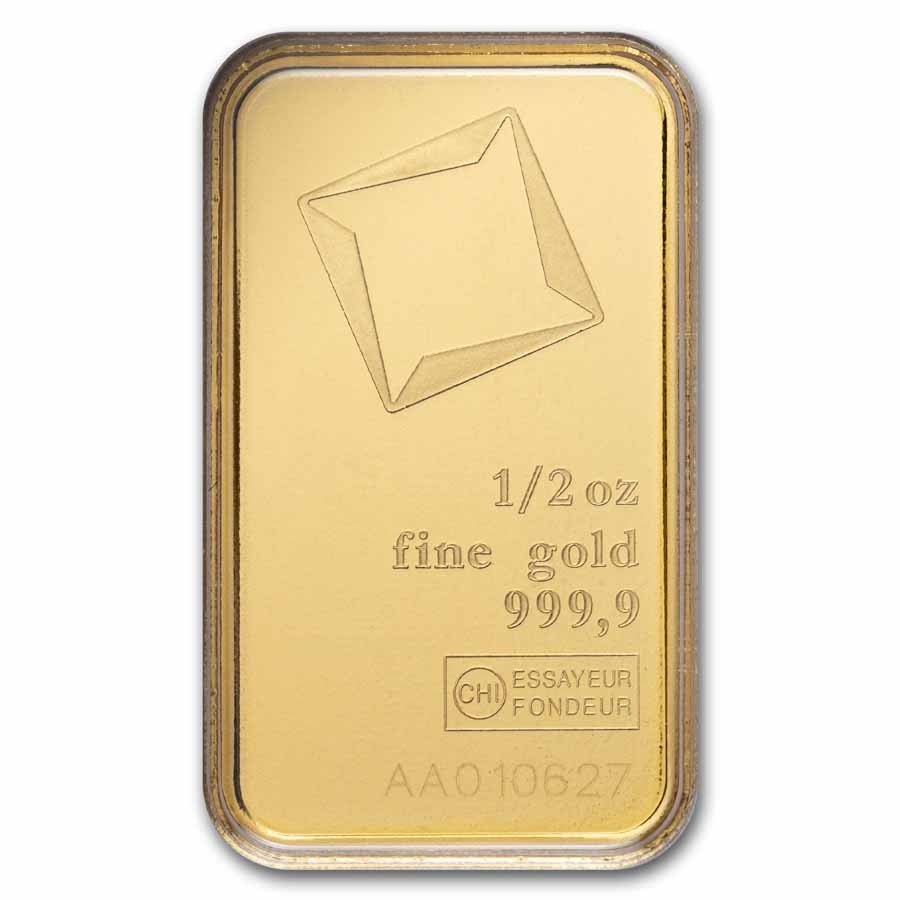1/2 oz Gold Bar – Valcambi (In Assay)