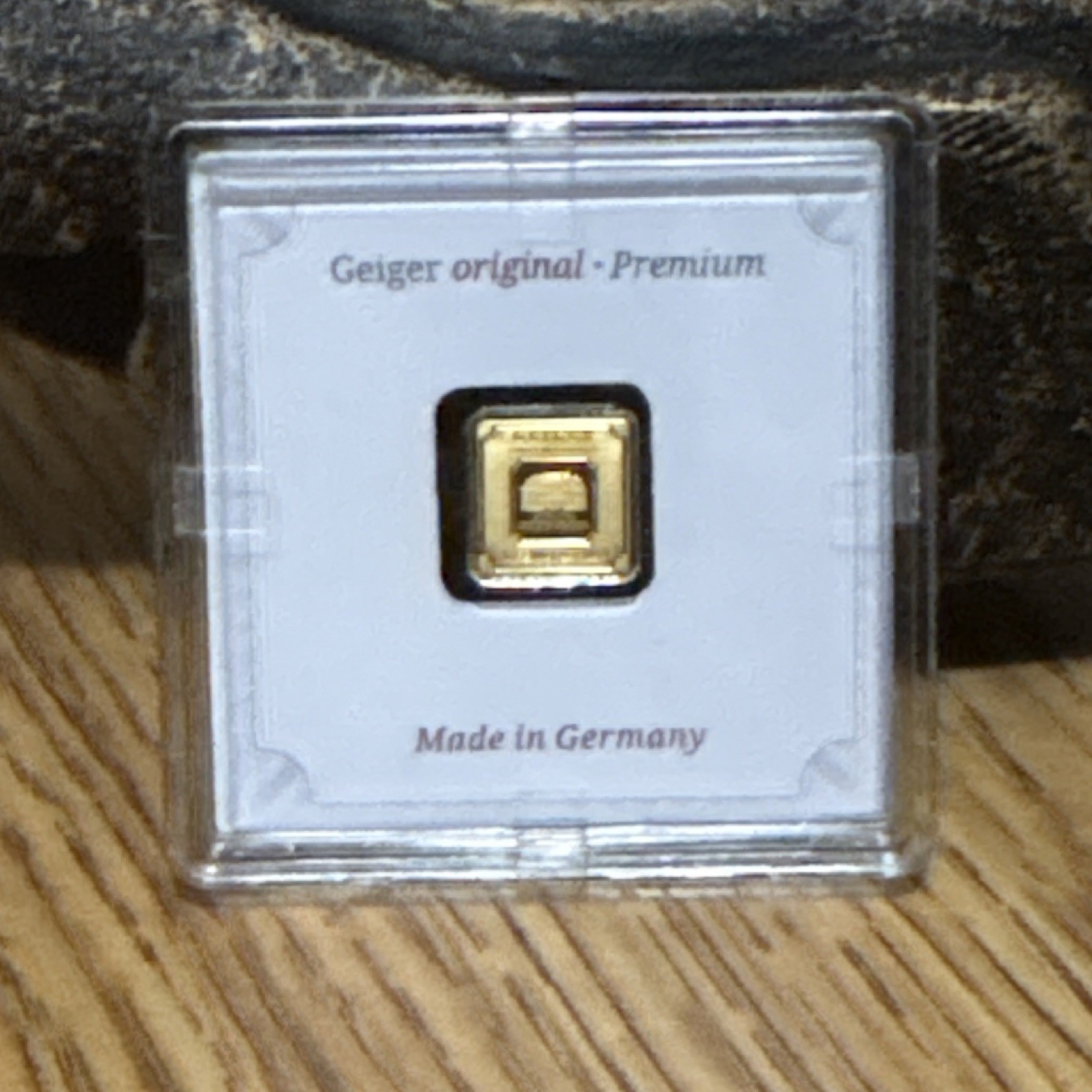Geiger Edelmetalle 1g Gold Bar 999.9 Schloss Güldengossa