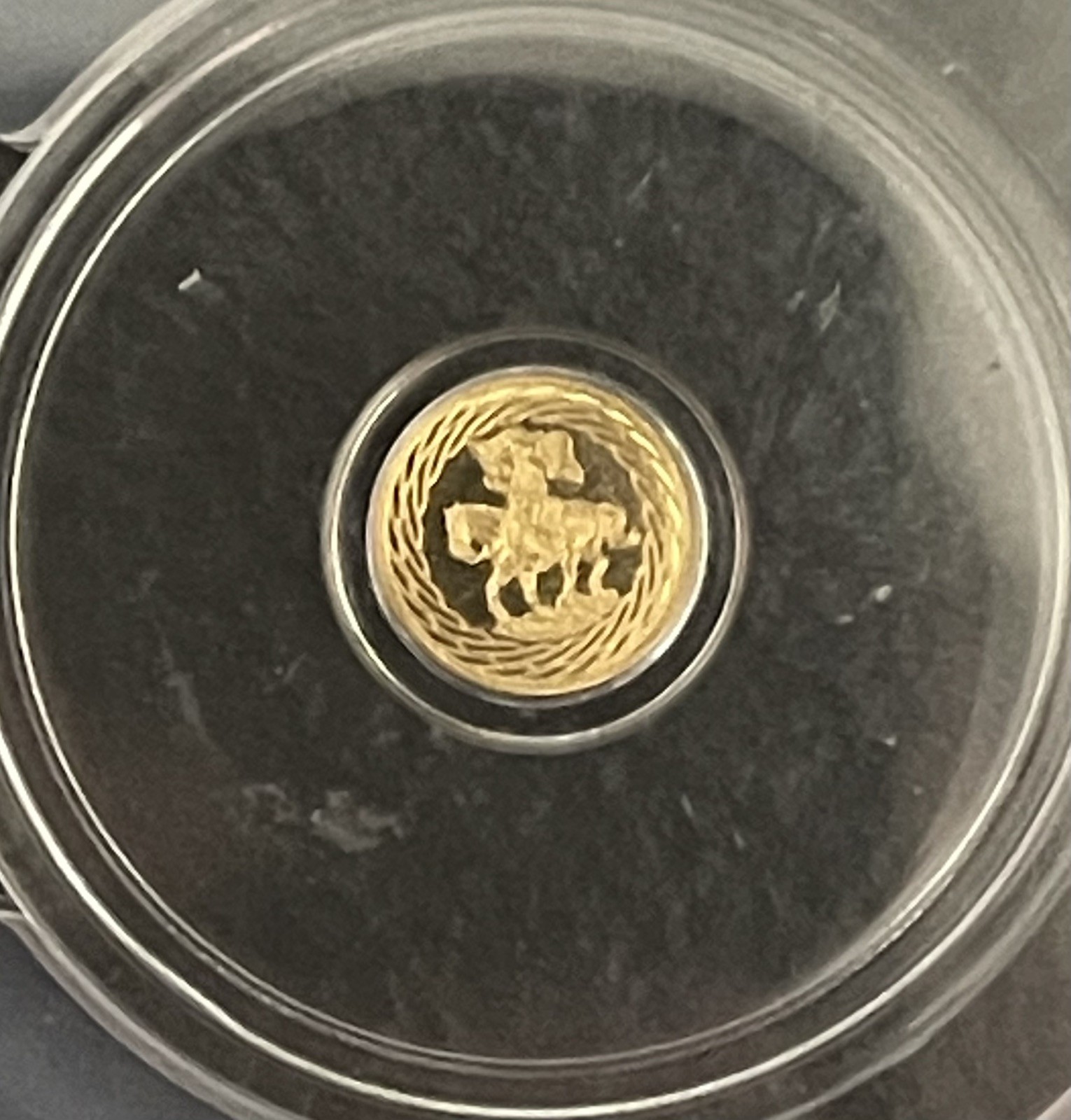 2 PCGS MS69 Gold Rounds No Date both are 1/500oz .9999 Precious Gold