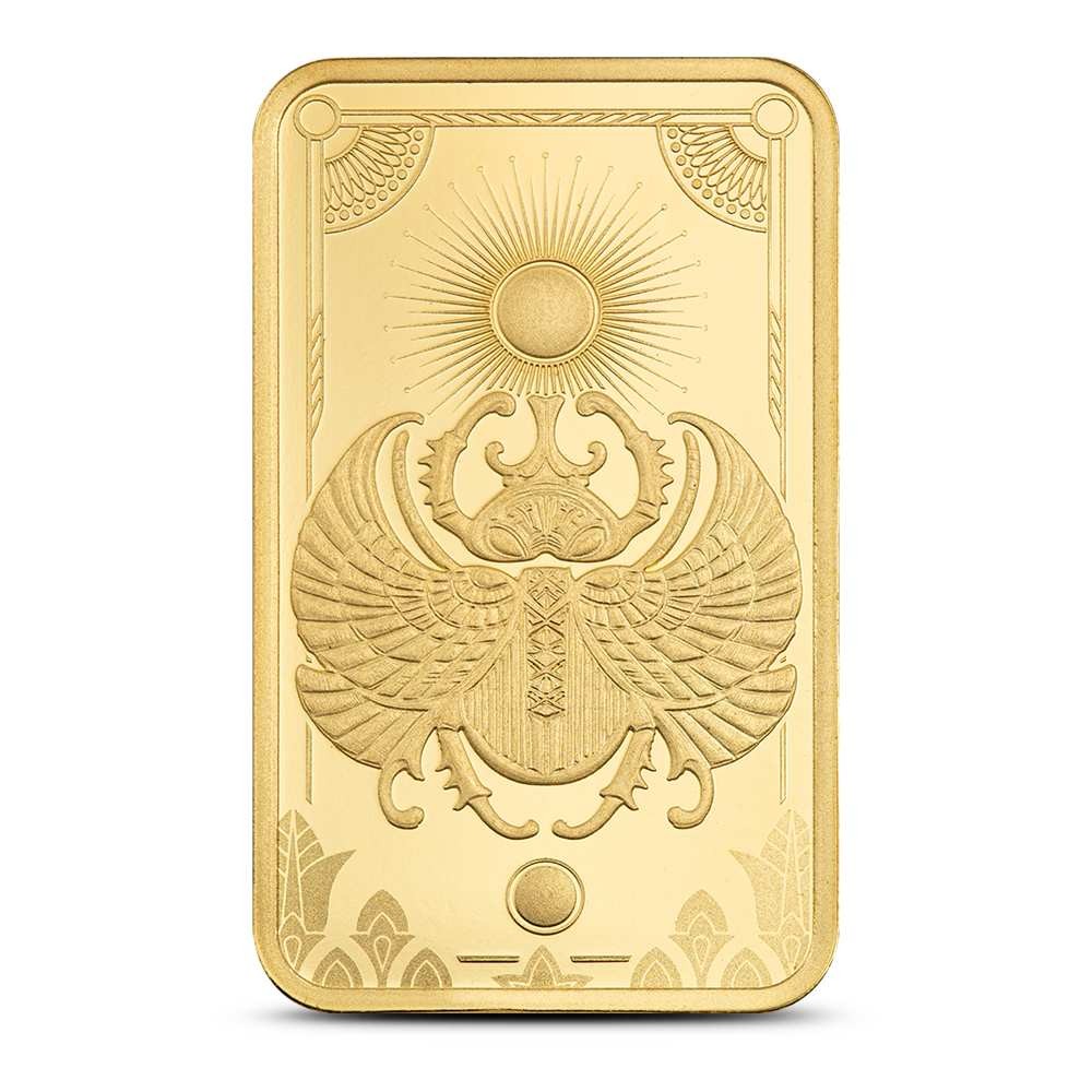 5 Gram PAMP Suisse Lucky Scarab Gold Bar (New w/Assay)