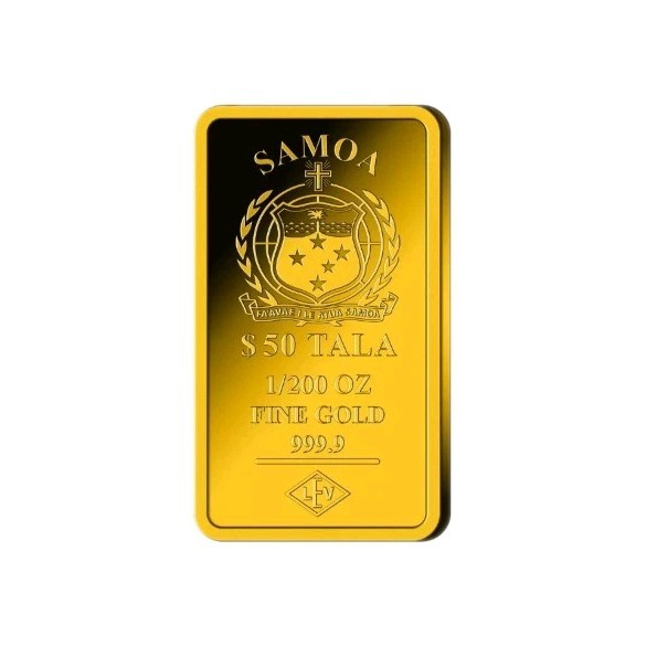 Gold Bar Basketball European Champion 2025 Germany 50 Tala Samoa 1/200oz