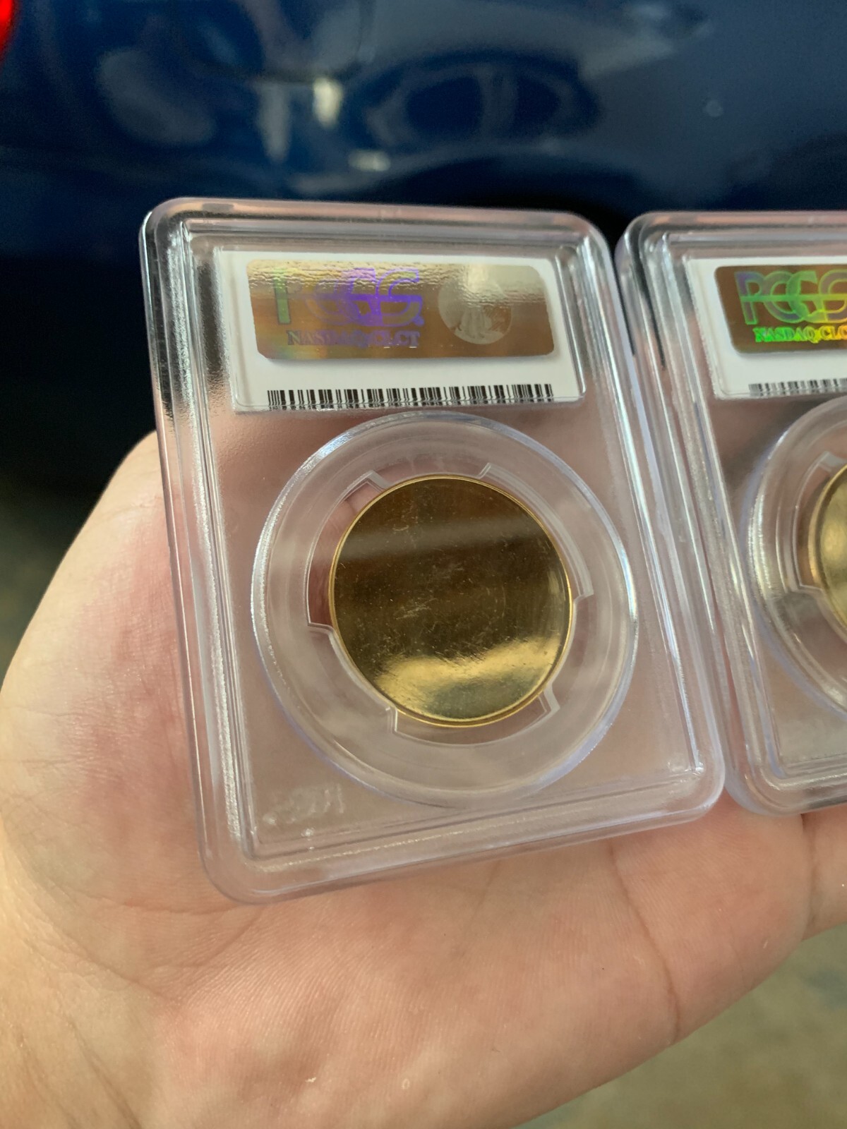 1982 Piefort Trial Strikes Panama Gold Uniface PCGS PF65DCAM