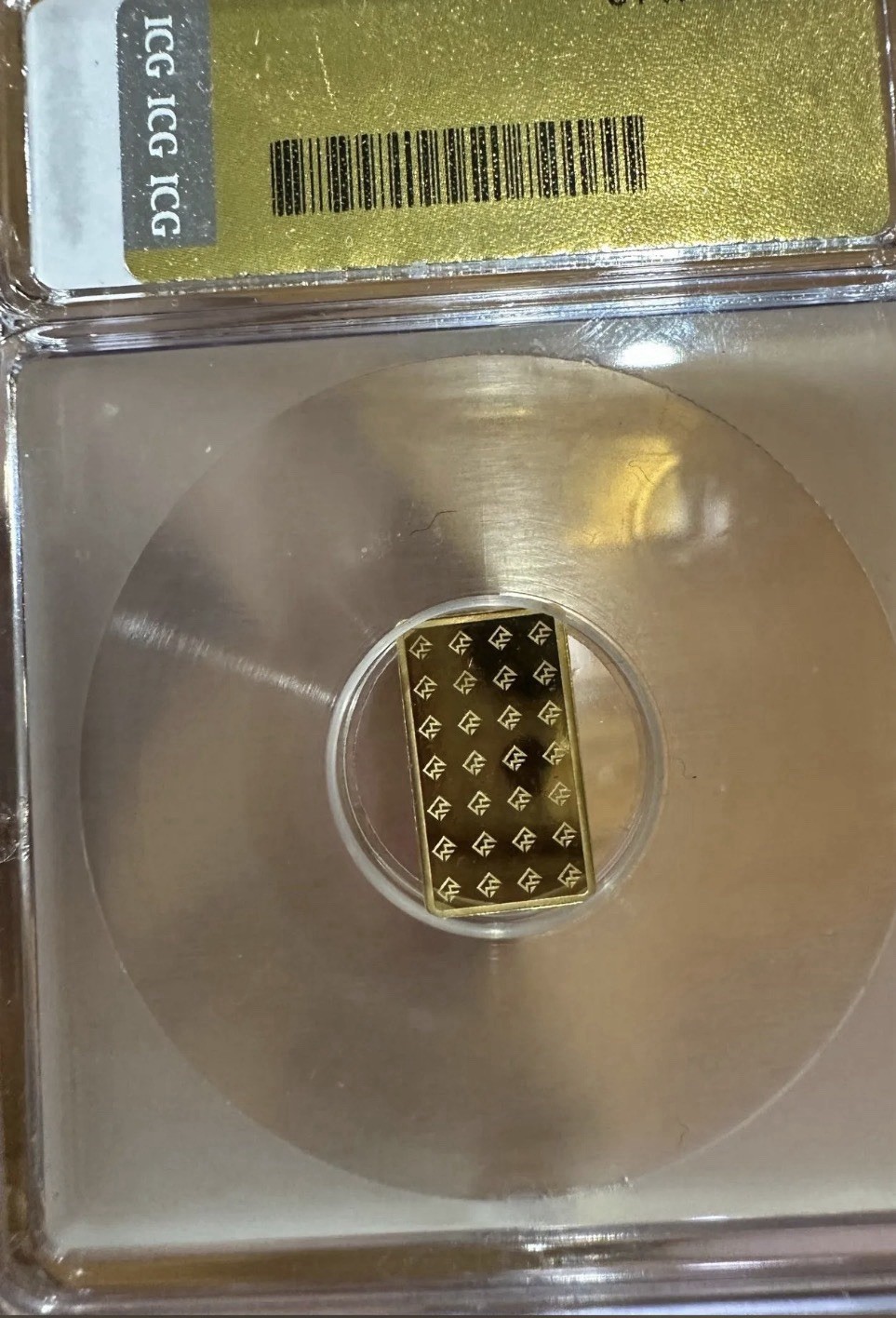 Beautiful Frontier Mint Gold Bar .5g .9999 Fine Graded MS70PL .5 Fine Gold🔥💯