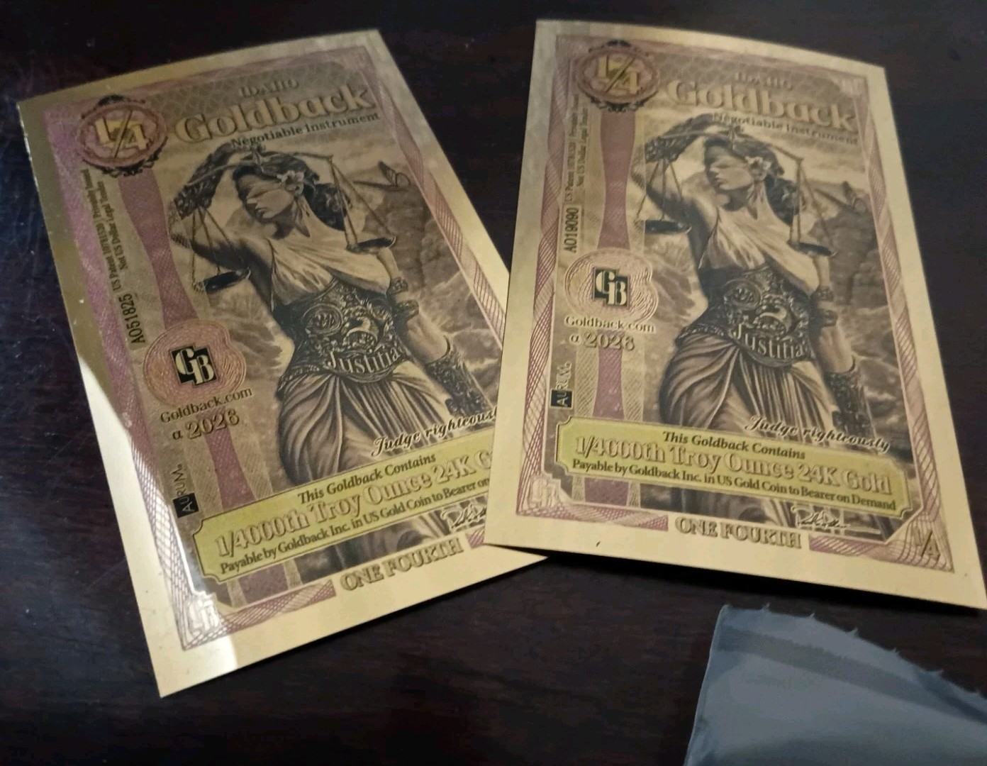 CERTIFIED: The World’s Smallest Gold Coin + 2pc Goldback Notes