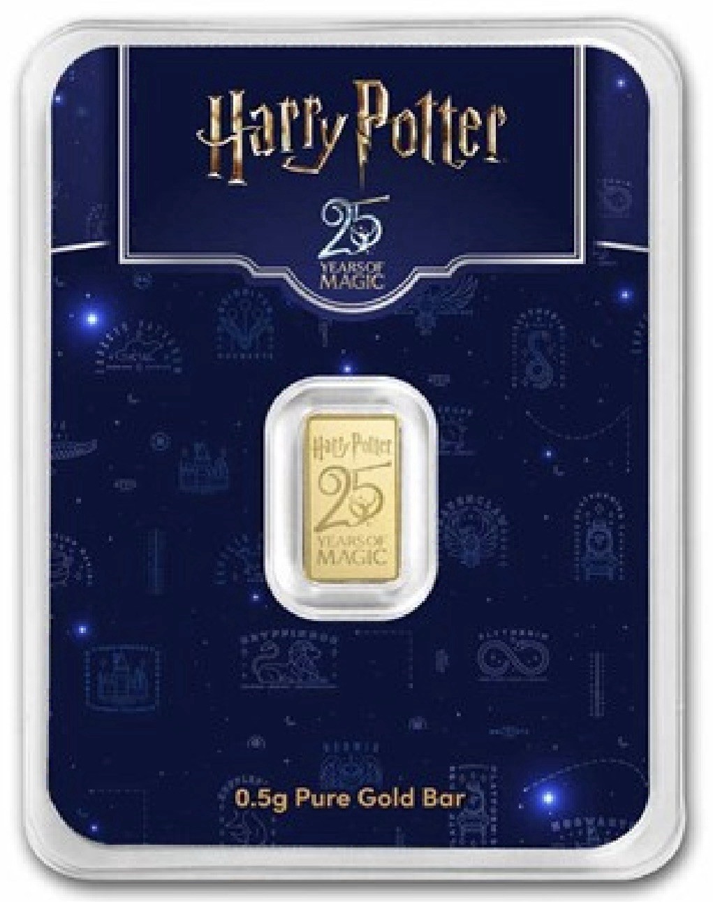 2026 PAMP Suisse Harry Potter 25th Anniversary 0.5g Gold Bar in Assay