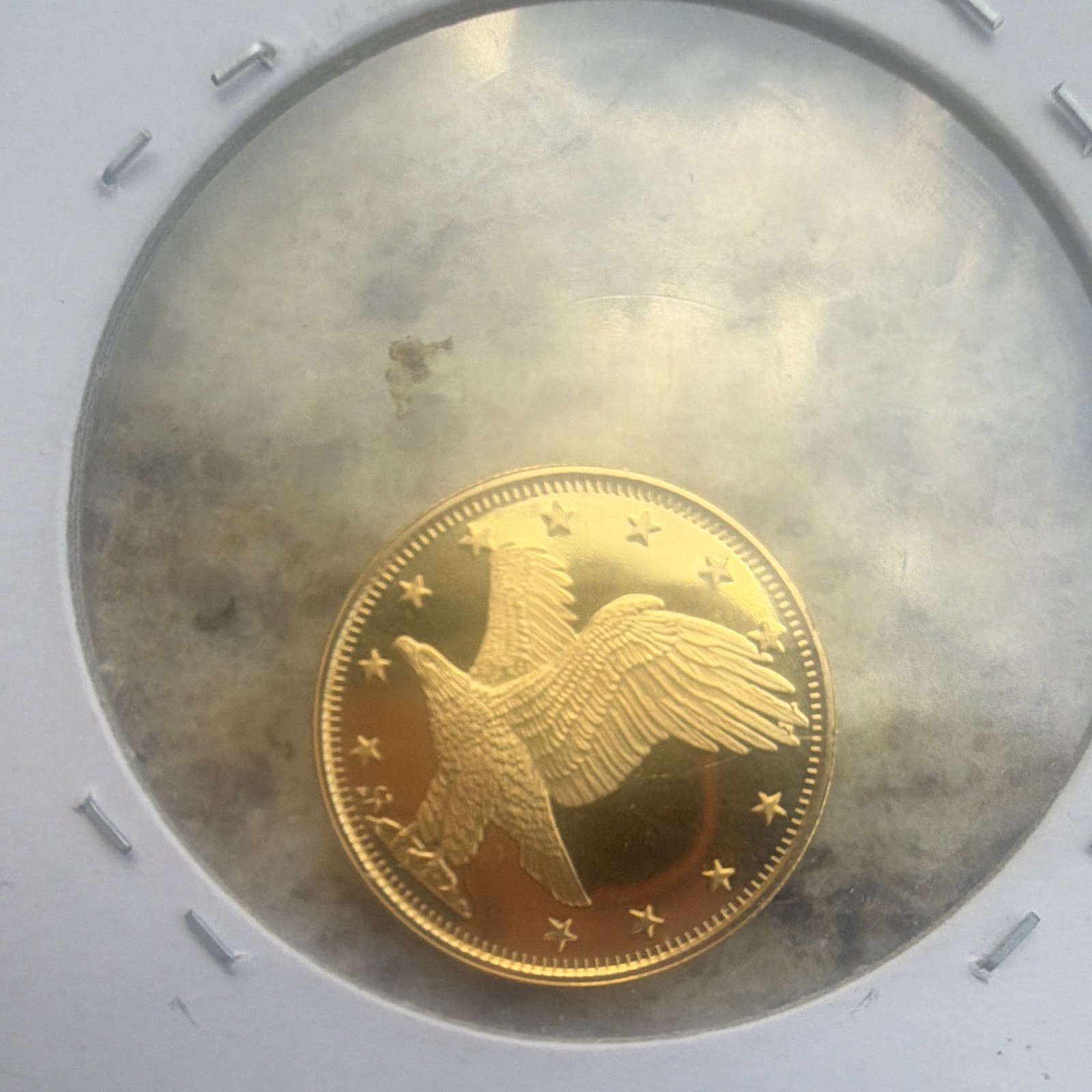 Franklin Mint 1979 .999 Fine Gold Round Coin 1/4 Troy oz Gold Bullion