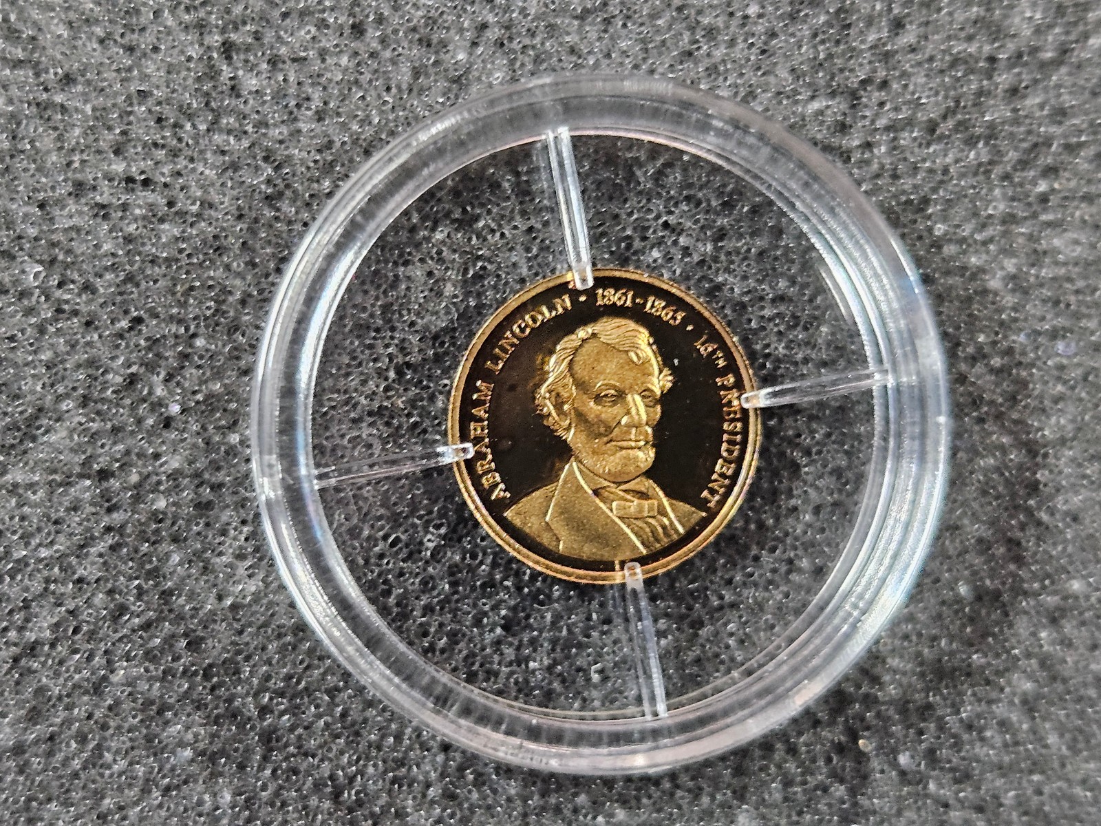 🌟(10) 2009 AMERICAN MINT 1/2 g Gold 0.585 Coins JFK PRESIDENTS, 0.094 oz AGW