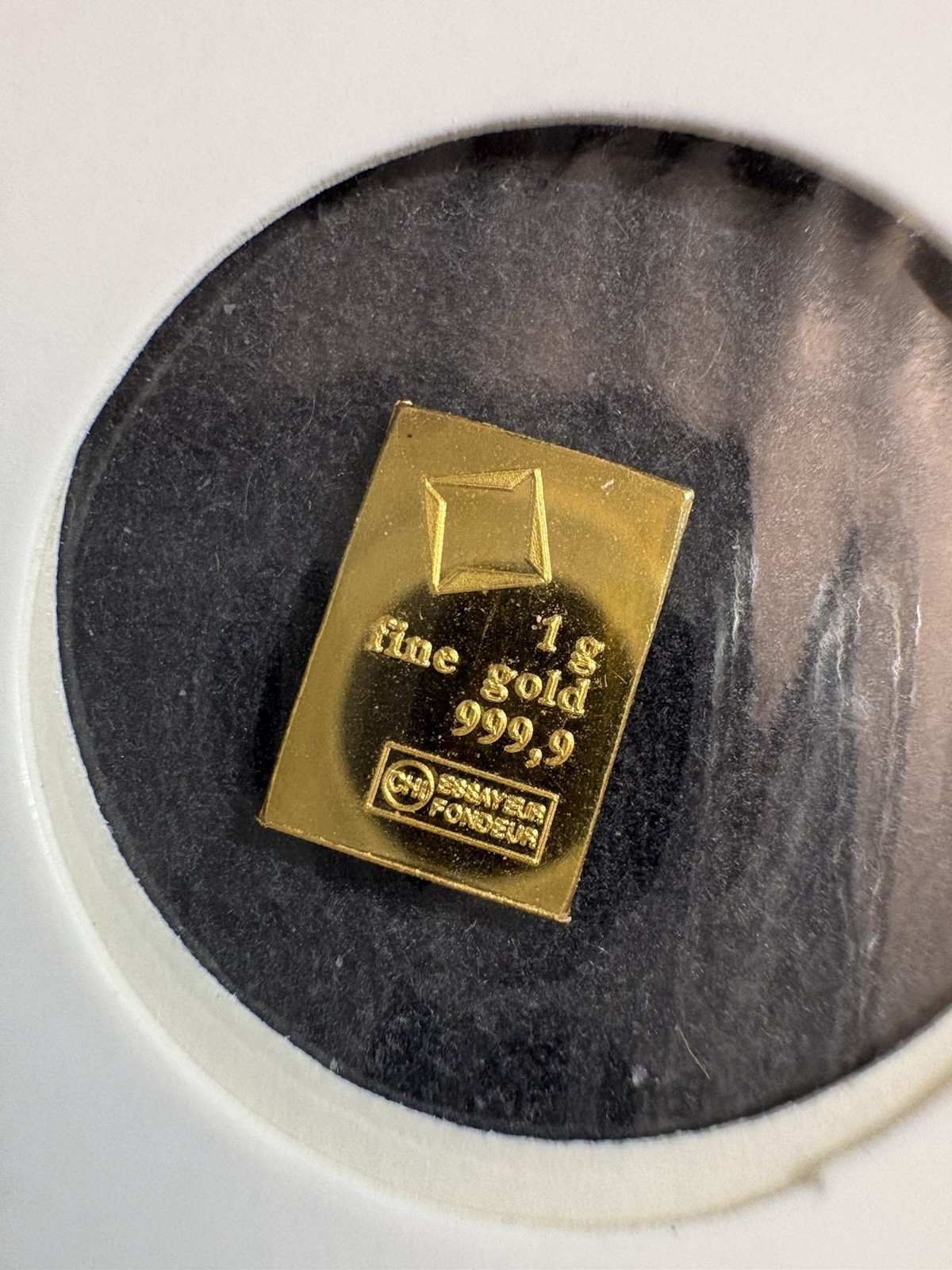 Valcambi gold 1 g Fine Gold Bar/Ingot .9999 (999.9) Bullion