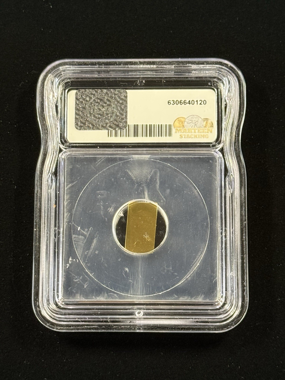 1/100oz Scottsdale Mint Gold Bar ICG Authentic Item #91