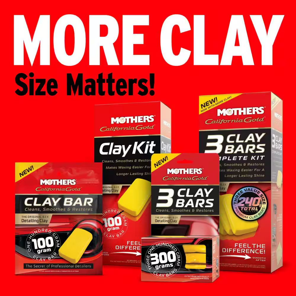 California Gold 240 G Clay Bar Kit