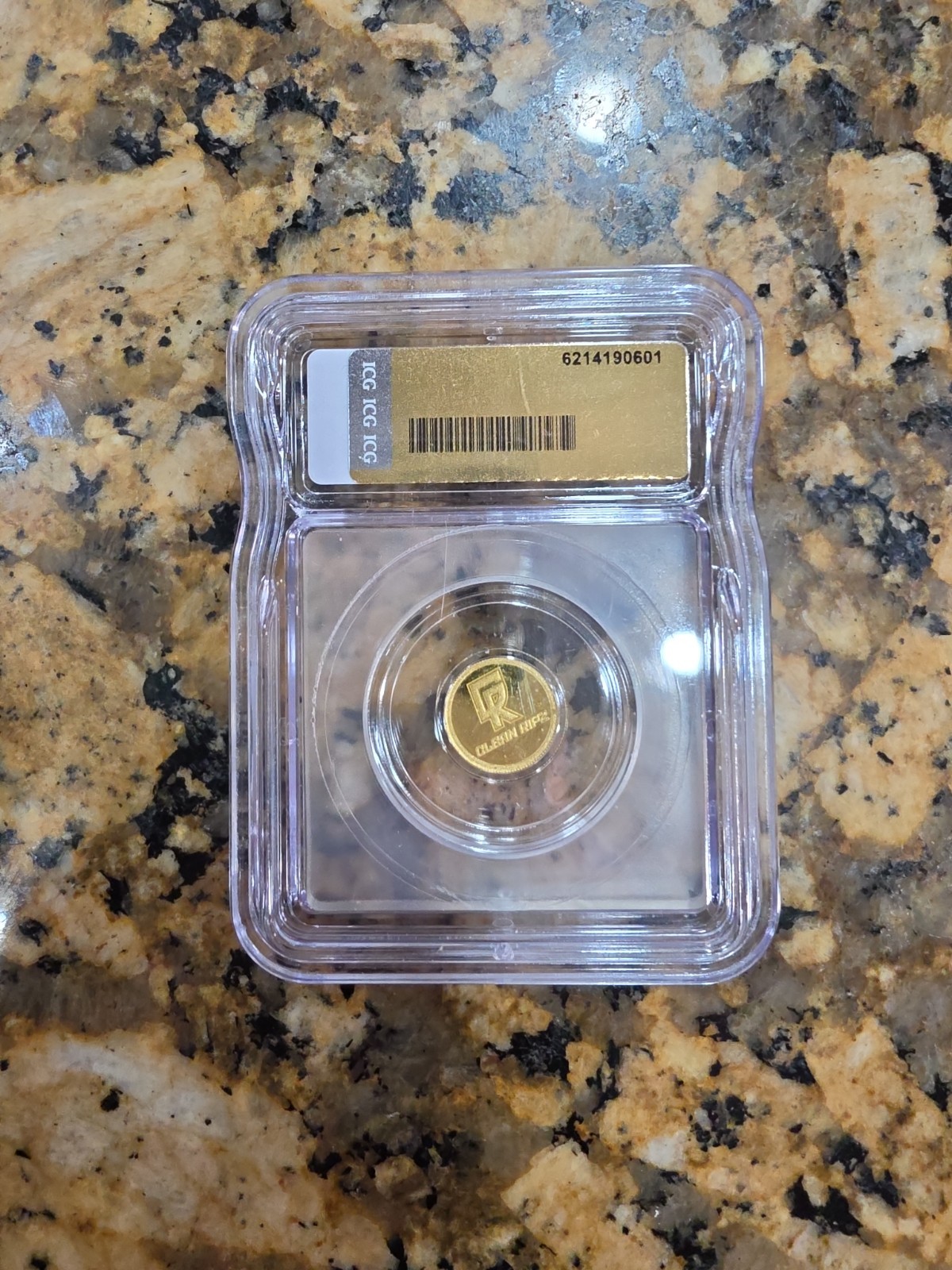 ICG Slabbed MS70PL 1 Gram Gold- .9999 Fine Gold Coin – Clean Ripz – 1 g GOLD