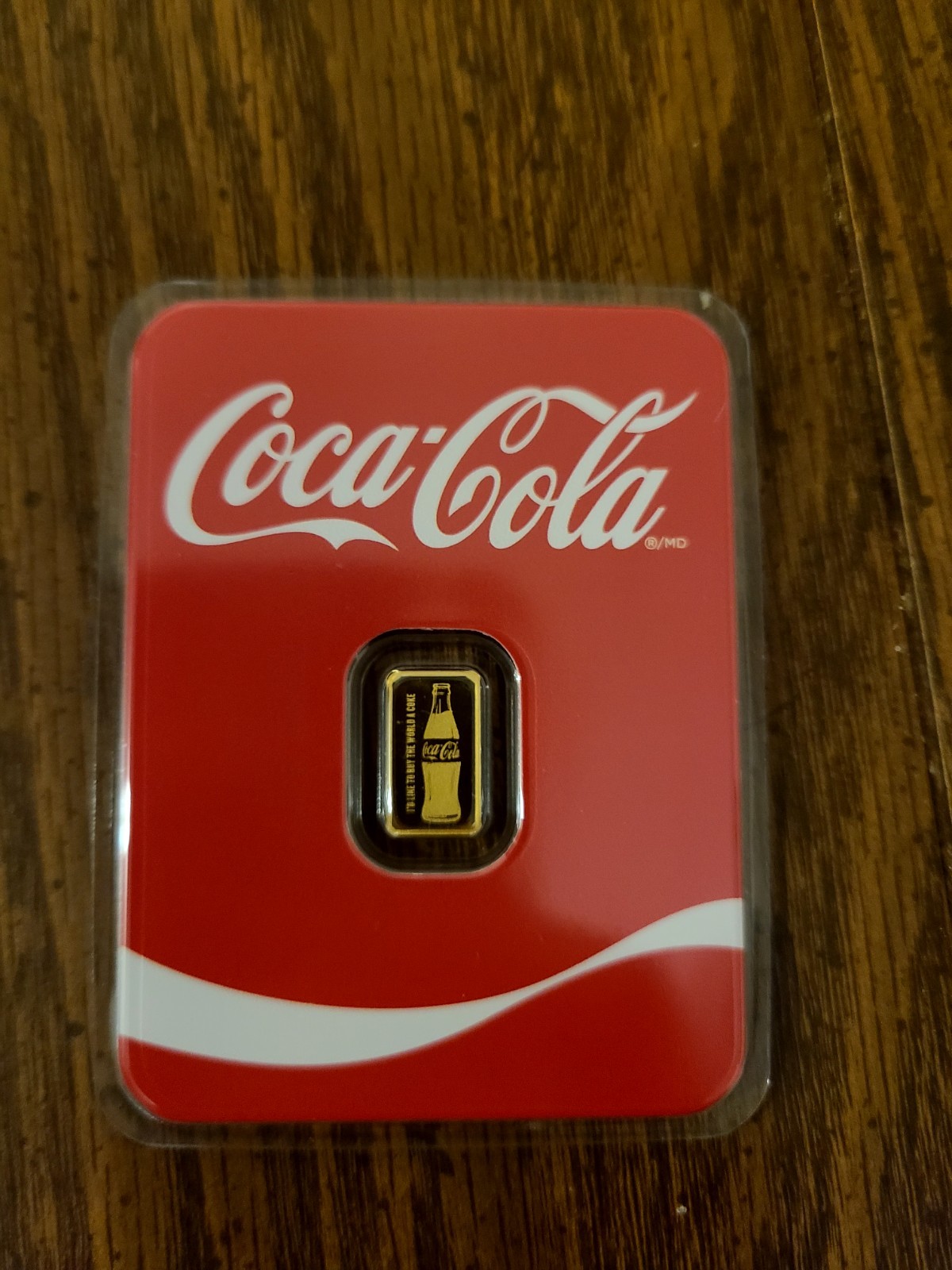 Coca-Cola Gold Bar Mini Ingot | Official Licensed Coke Collectible | Sealed