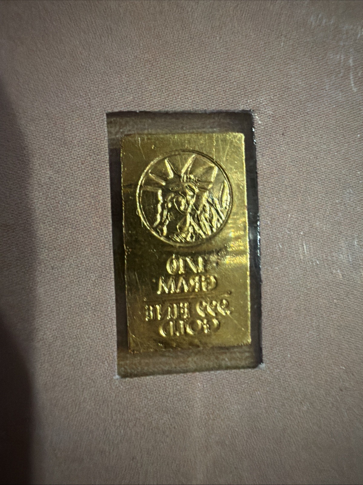 PETTY NUGGET Women Influential .1 GRAM .999 FINE 24K GOLD BAR NOTE 1/10 Of Gram