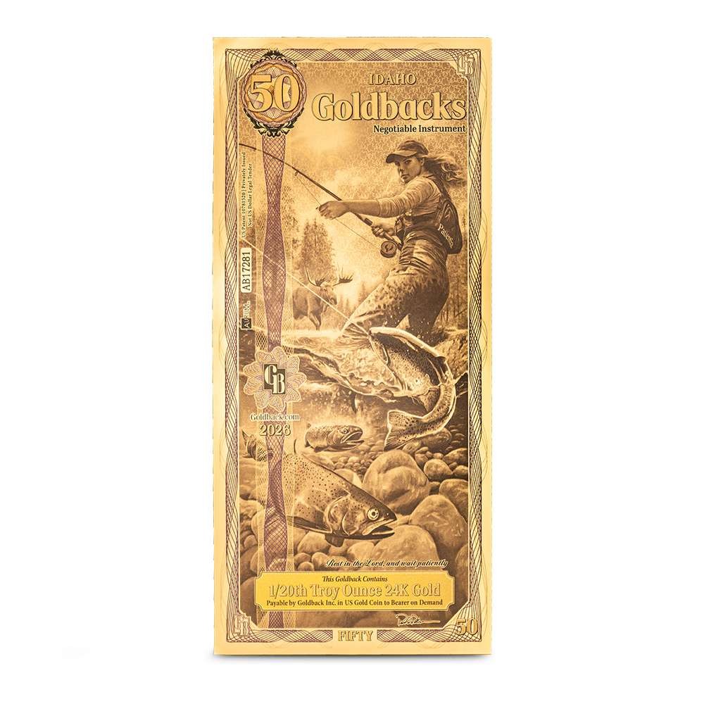 50 Idaho Goldback Gold Note (New)