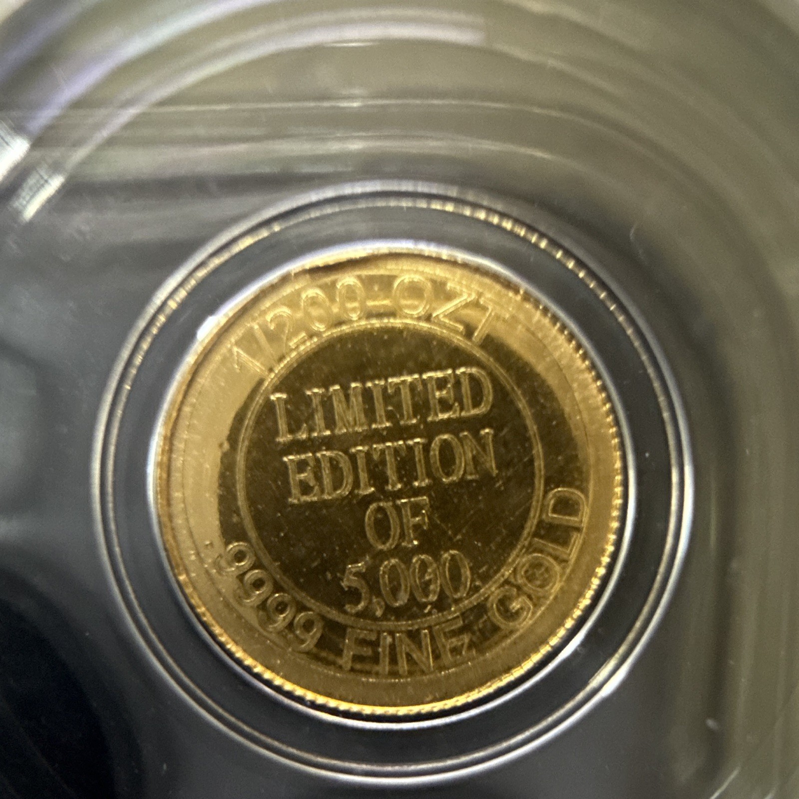 PCGS MS69 No Date Pirate 1/200 oz Gold Round 0.999 Fine Gold Au