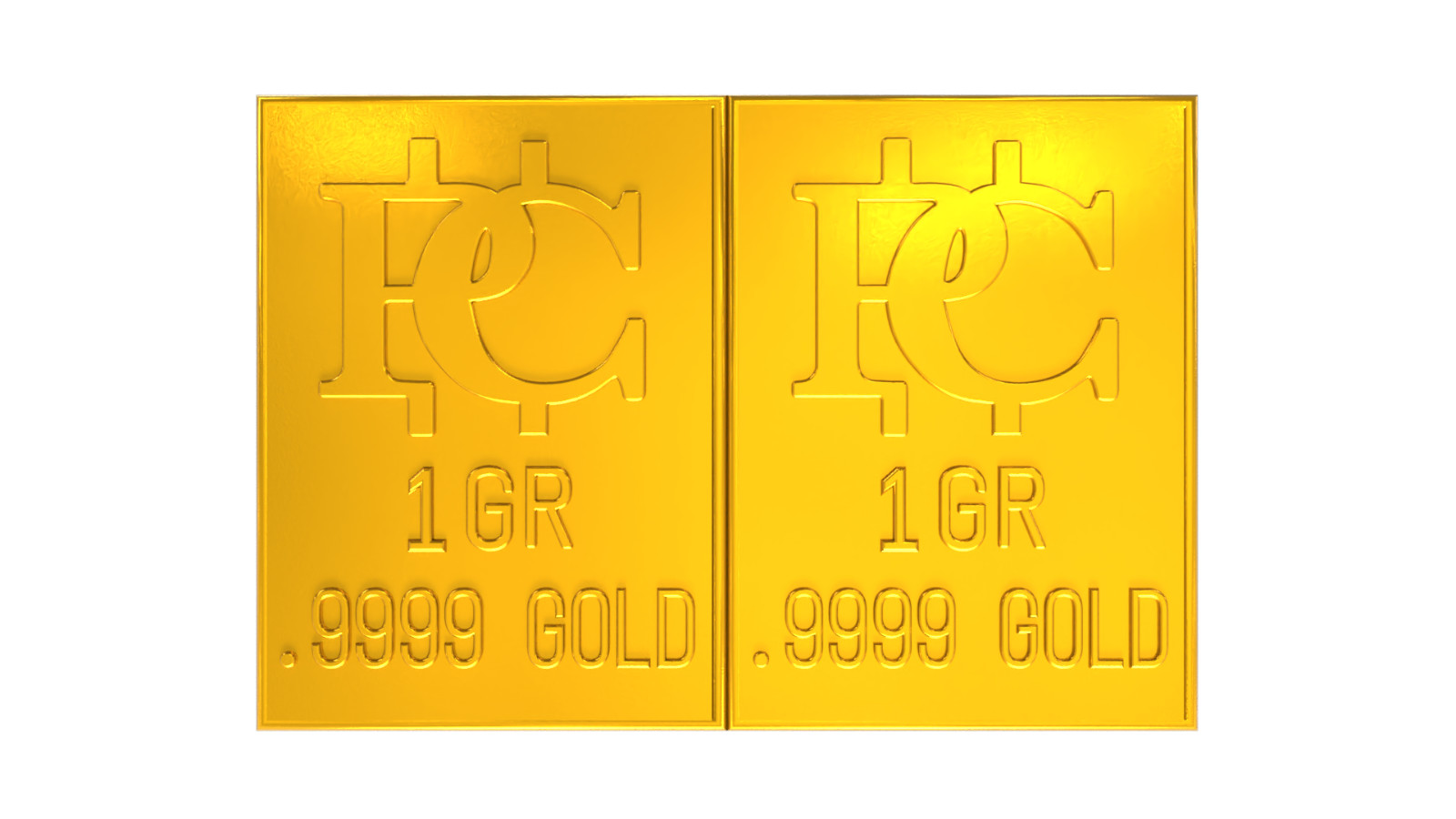 Rare Snappable Gold Bar .9999 K