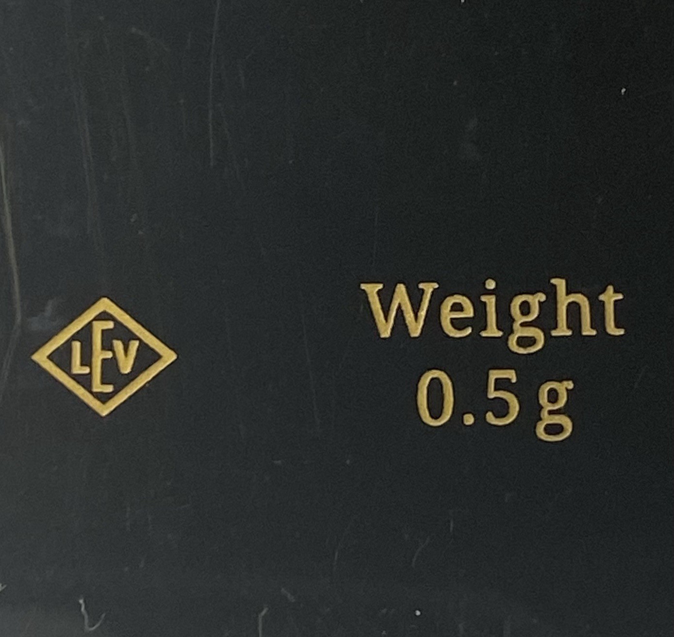 Geiger Schloss Guldengossa Vintage Edition .9999 Fine Gold Bar .5 Gram Card 1/2g
