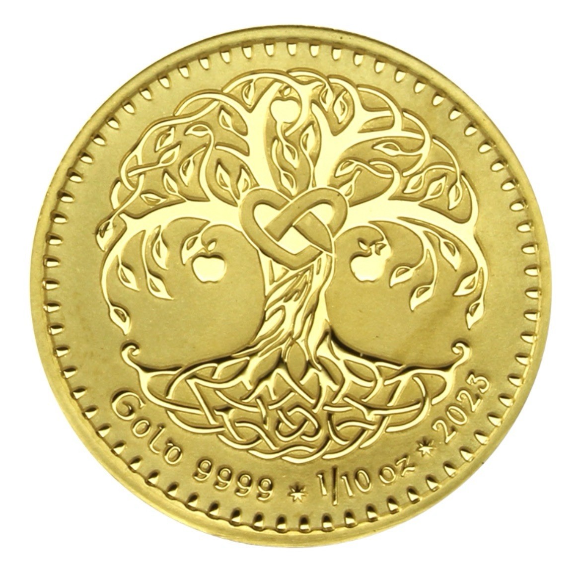 Geiger Mint 2023 Tara Coins Tree of Life 1/10oz .9999 Fine Gold RARE 1500 Minted