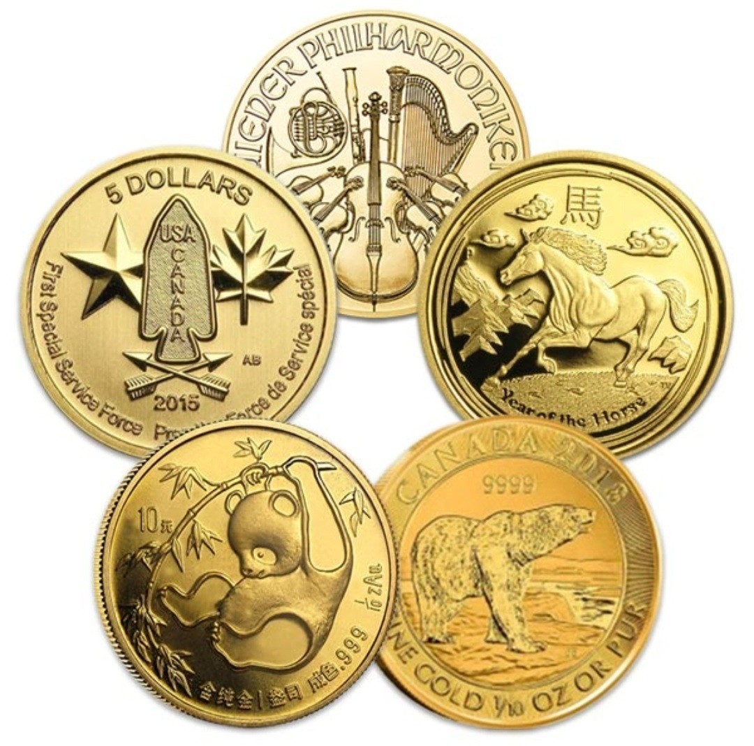 🪙 1/10 (.1) oz Gold Coin – Random Mint Or Maker .999+ 🪙 Priority Shipping!! BU