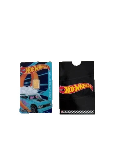 1 g Pure .999 Gold Bar – Acre Hot Wheels – Limited Mintage 2500