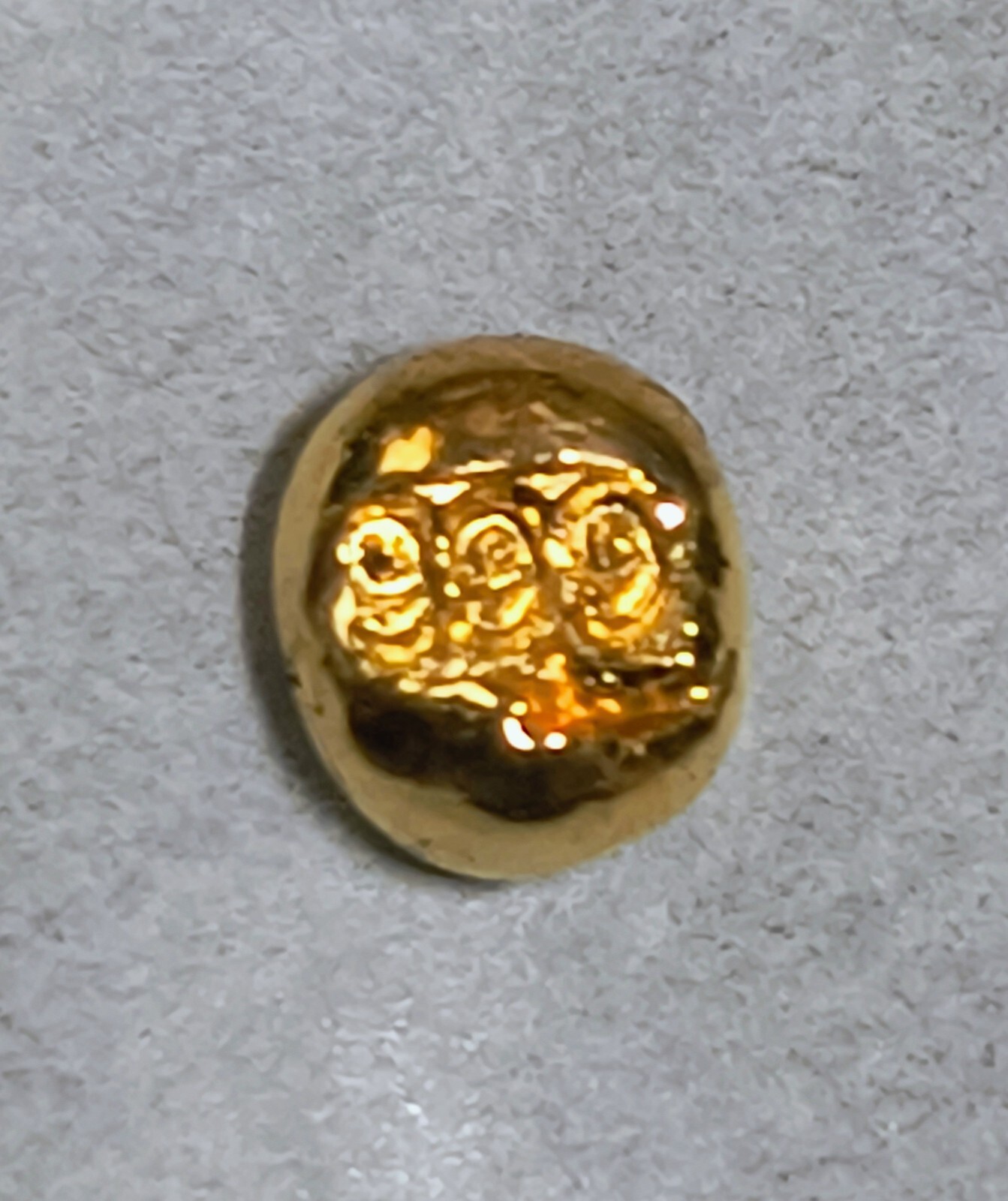 1/2 Half 0.5 Gram Gold Nugget 999.9 UK Made Fine Bullion Pure 24ct Gold Bar AU