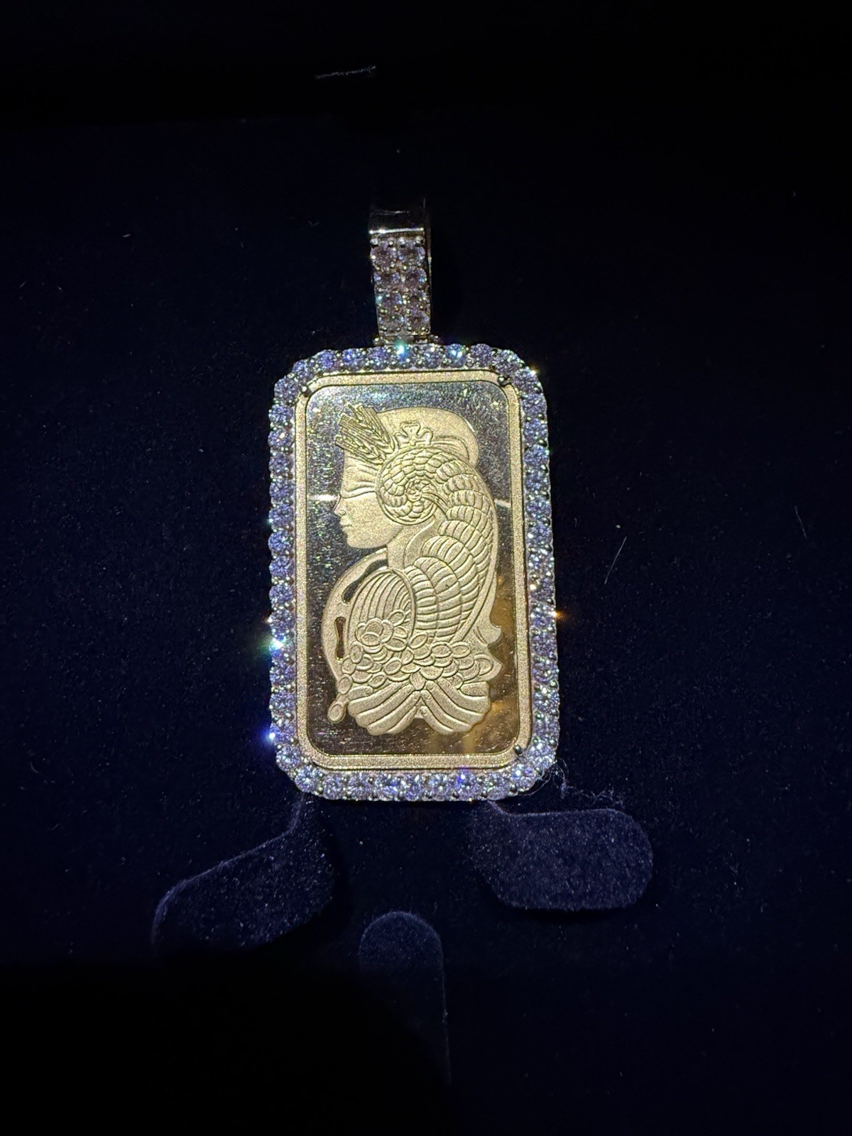 1 Ounce 24Karat Suisse 1oz Pamp Bar Pendant