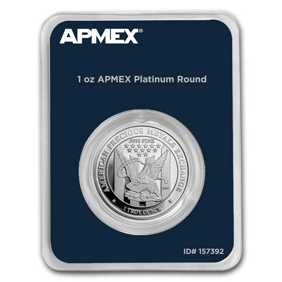 1 oz Platinum Round – APMEX (In TEP Package) – SKU#157392