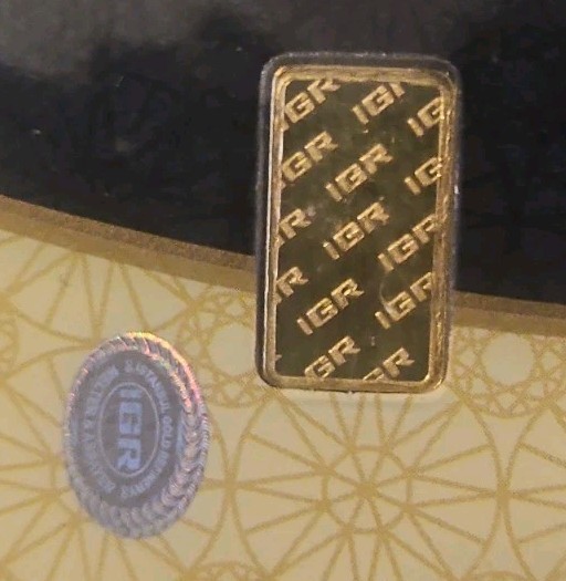 Istanbul Gold Refinery IGR Gold Bar 90.5 gram 99.9 Fine