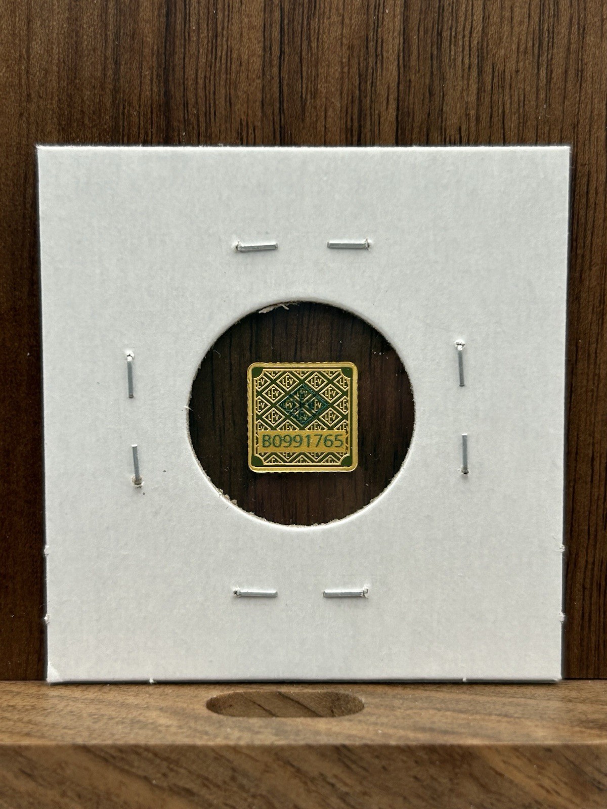 Geiger Edelmetalle 1 Gram Gold Bar .9999 Loose In PaperFlip