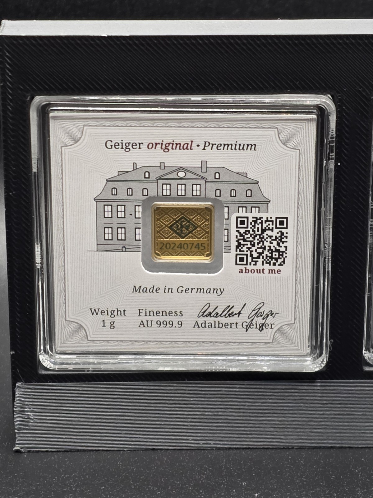 🔥Geiger 1g Gold Bar Set with Display. USA, Canada, Mexico, 5000 Limited Edition