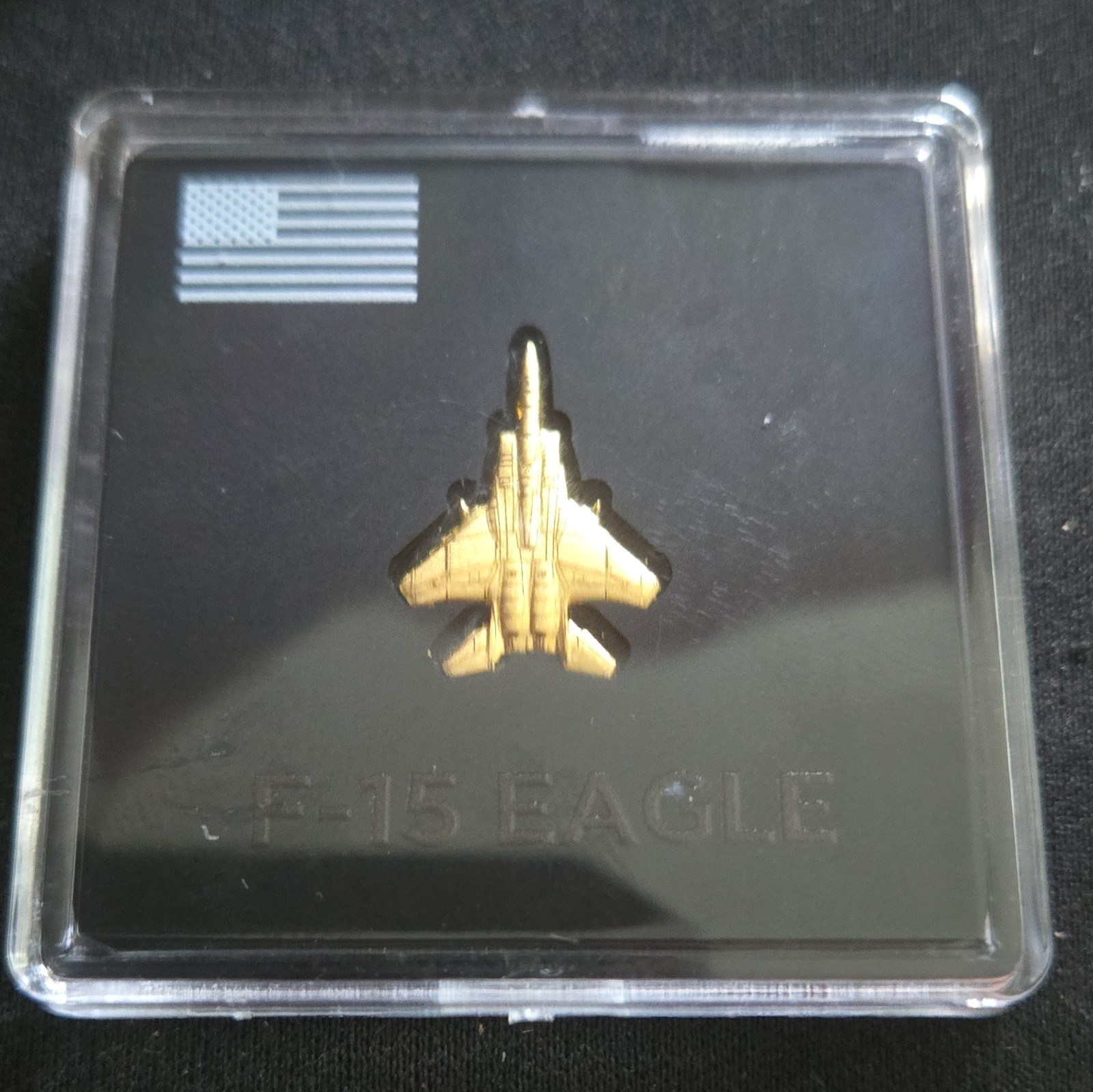 Toromint Quantum Strike F-15 Eagle Gold Round 1/20 g .999 Fine Gold