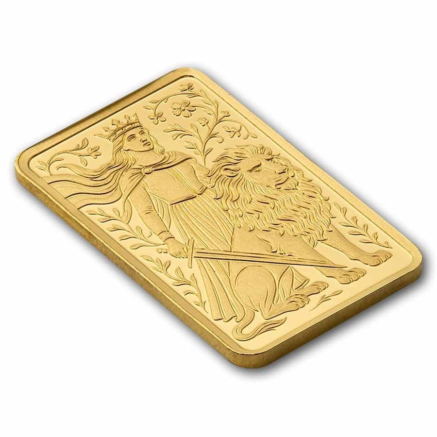 1 gram Gold Bar – PAMP Suisse Una & The Lion (In Assay w/ Sleeve) IN STOCK