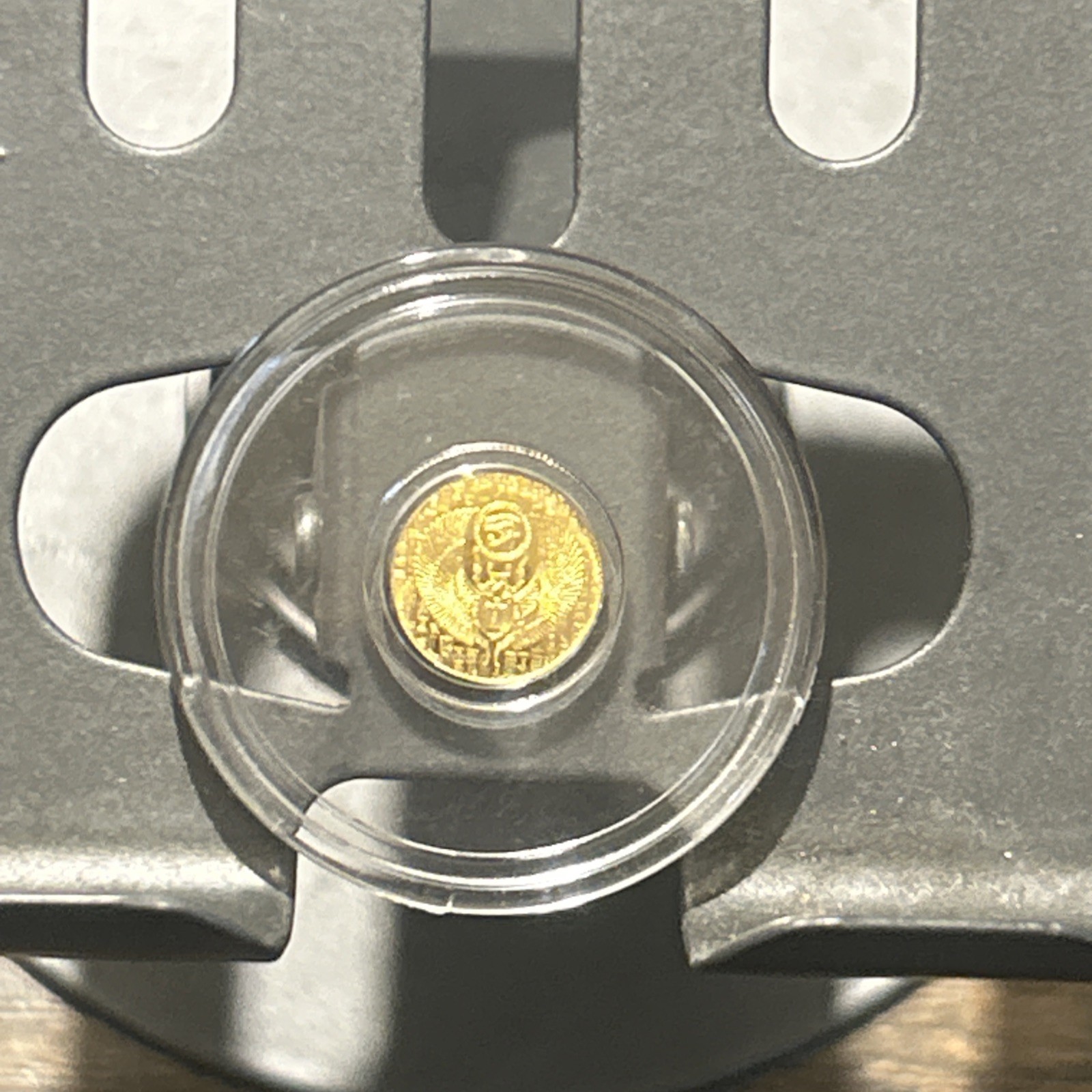 X2 1/200th .9999 Gold Rounds In Capsules Total of 2 Rounds