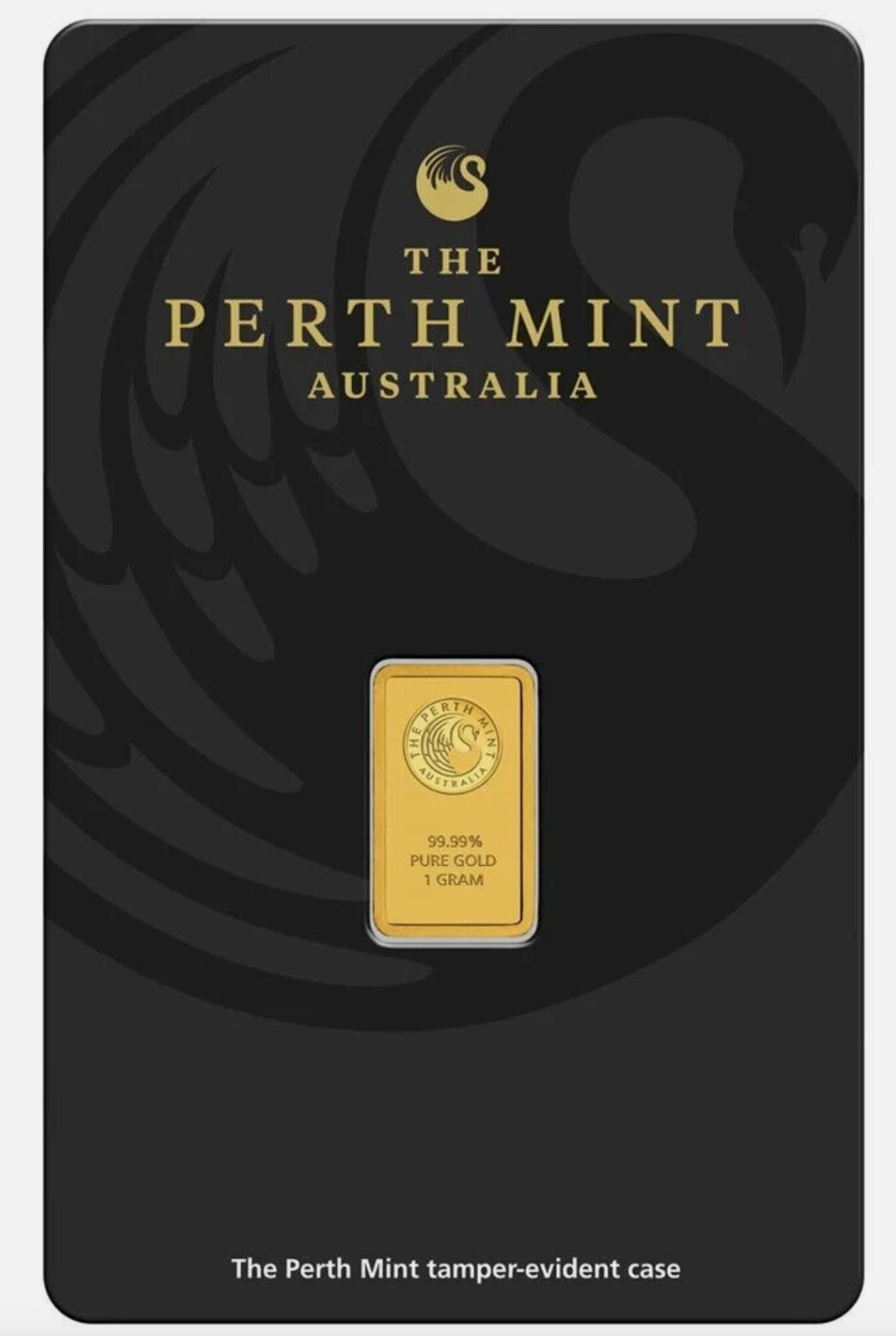 1 Gram 9999 Solid Gold Perth Mint Kangaroo Investor Ingot Bar Sealed Certified