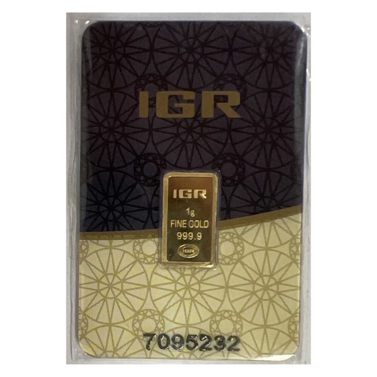 IGR 1 Gram Gold Bar – In Assay Card / Sealed