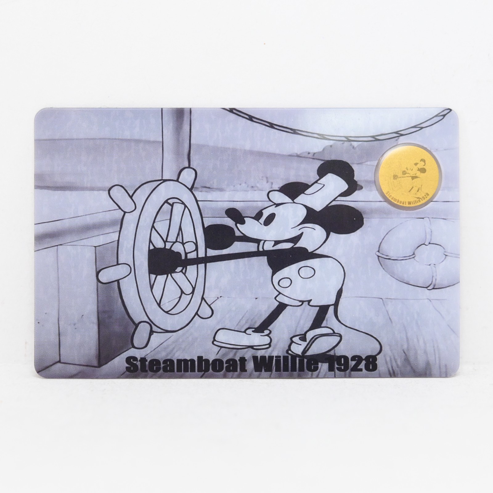 2026 Steamboat Willie 1928 Mickey Mouse 1/2000-oz .9999 Gold in Card Cert #1064