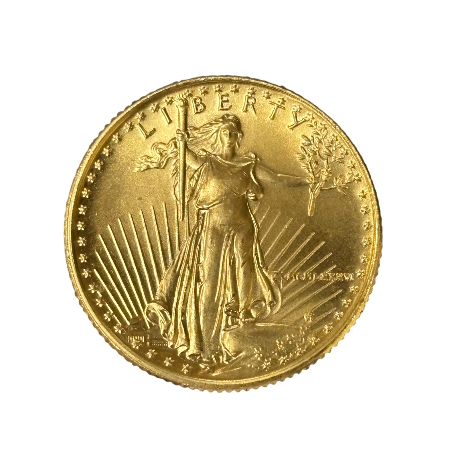 1986 1/4 OZ Fine Gold 22-Karat 10 Dollars American Gold Eagle Coin – 8032