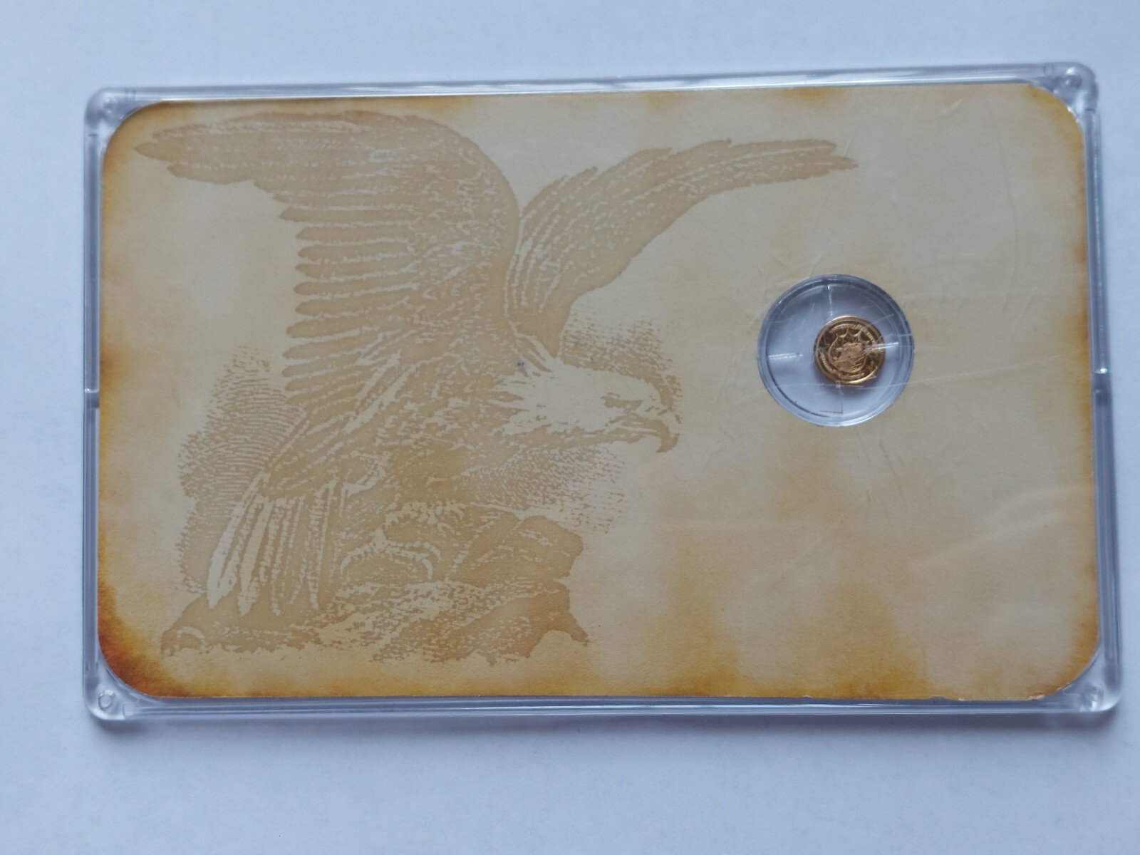 American Mint Birth of Our Nation Declaration of Independence .5 Gram 14Kt Gold