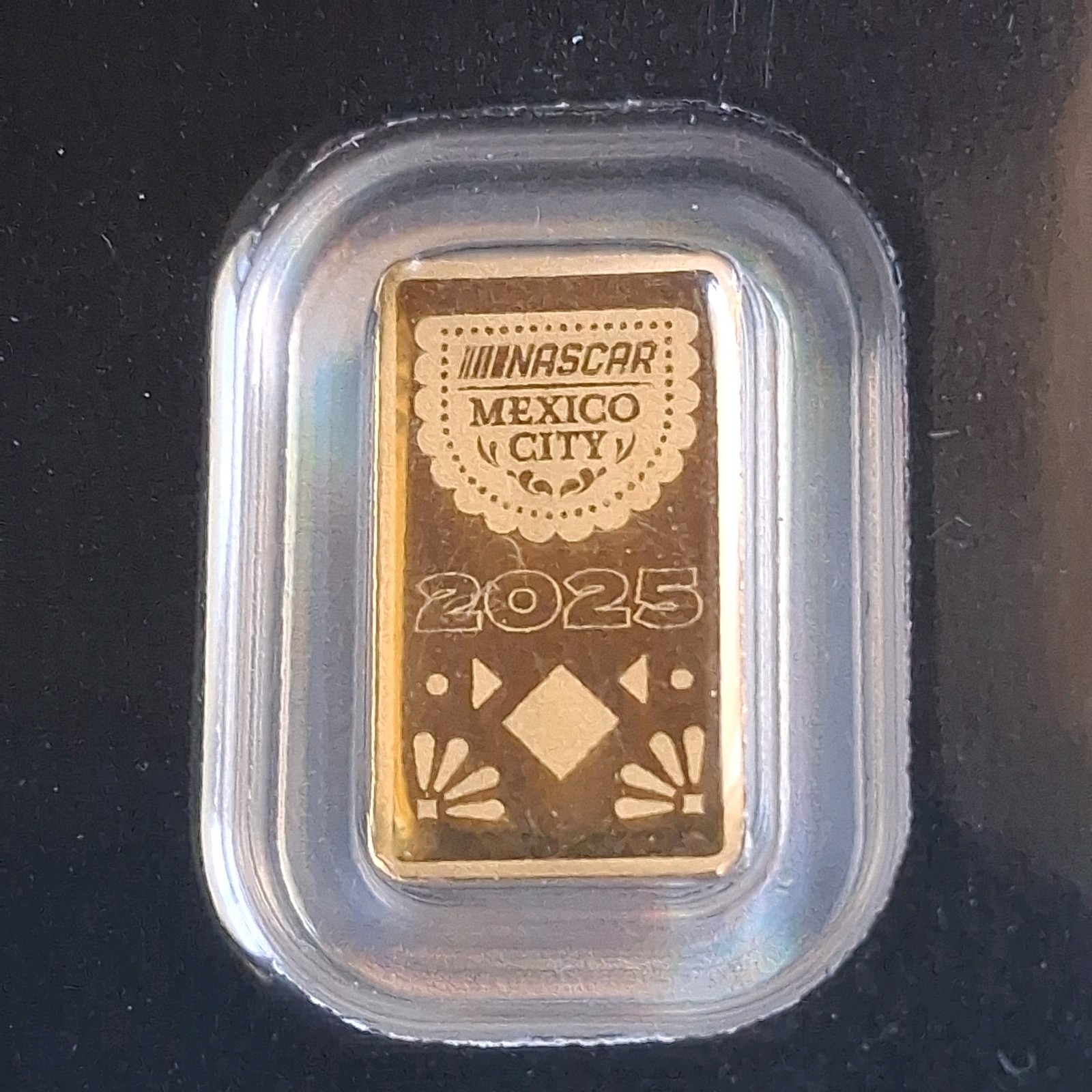 NASCAR Mexico City 2025 Inaugural Race 1g 0.9999 1 gram gold Bar