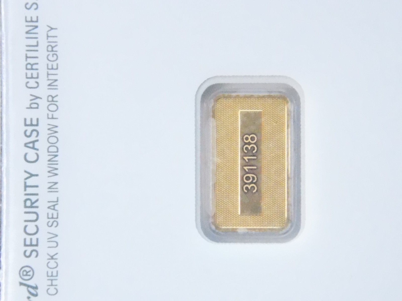 Gold Bar 2 Grams 999.9 C. HAFNER in Blister Card with Certificate 2g Gold