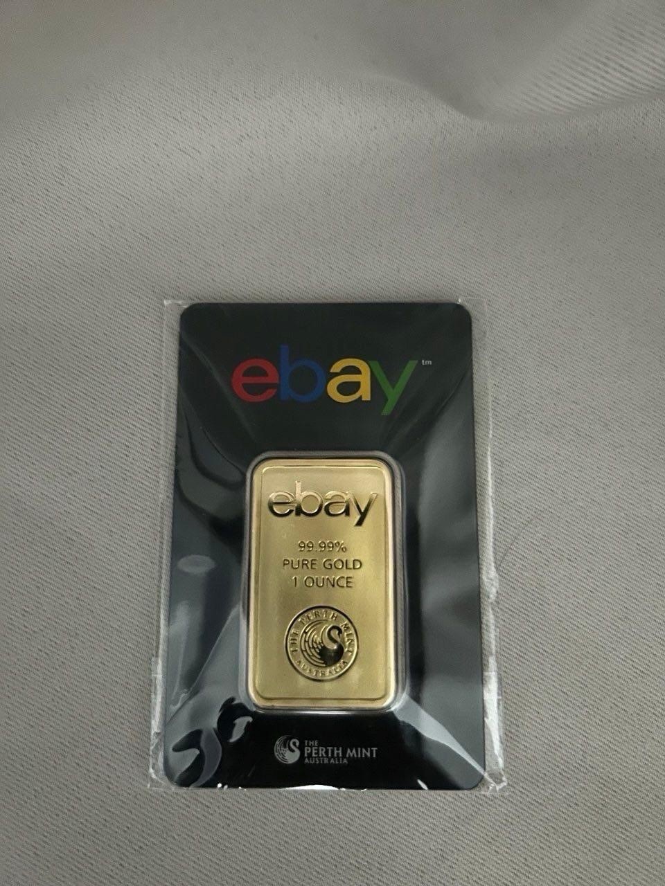 Authentic Perth Mint 1 oz gold bar in excellent condition Made from 99.99% pure