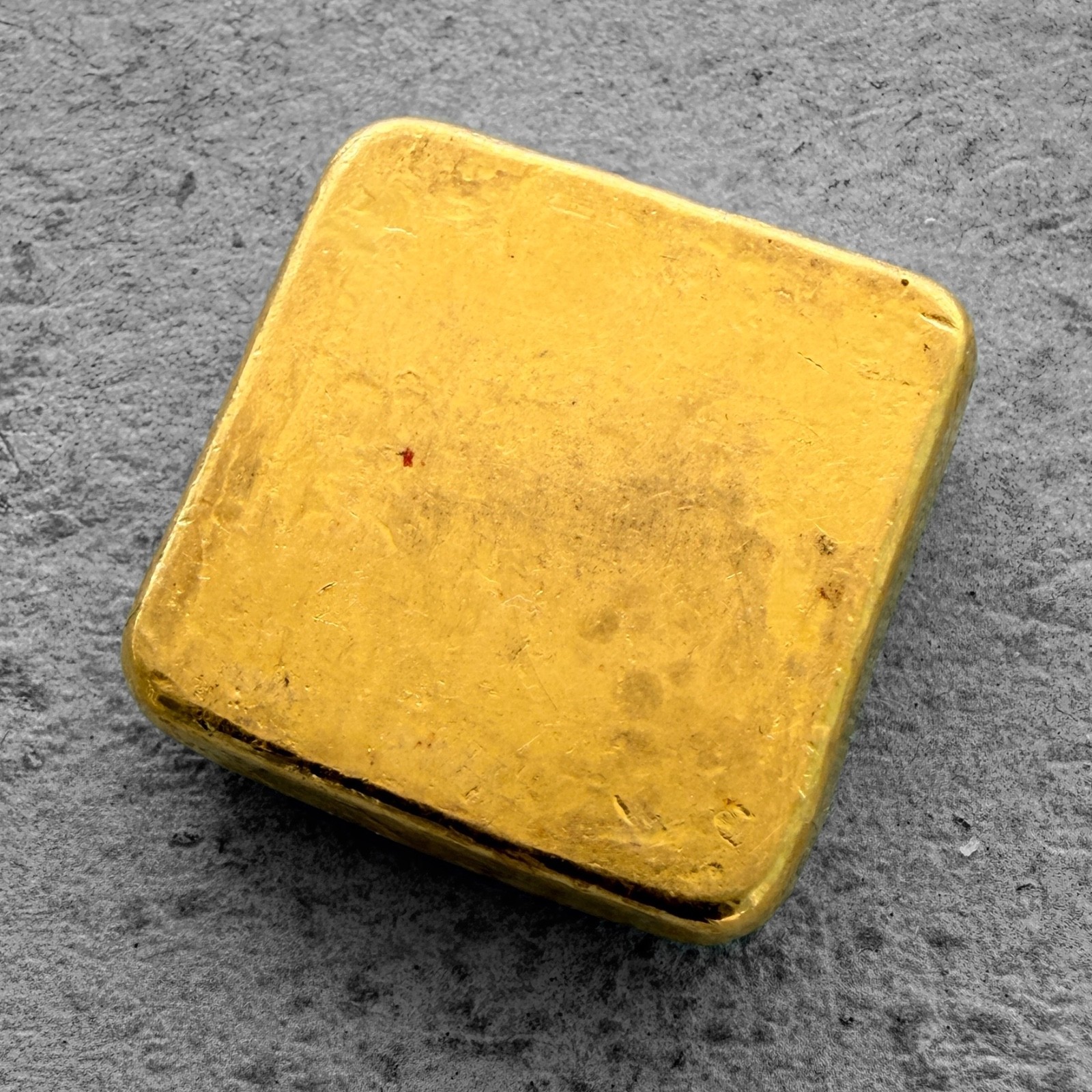 Vintage Engelhard 2 oz Gold Poured Bar 2oz – Nice pour lines!