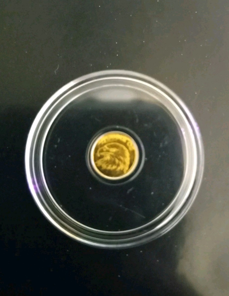 1/500th oz Gold Round, Eagle & Flag, Monarch Precious Metals