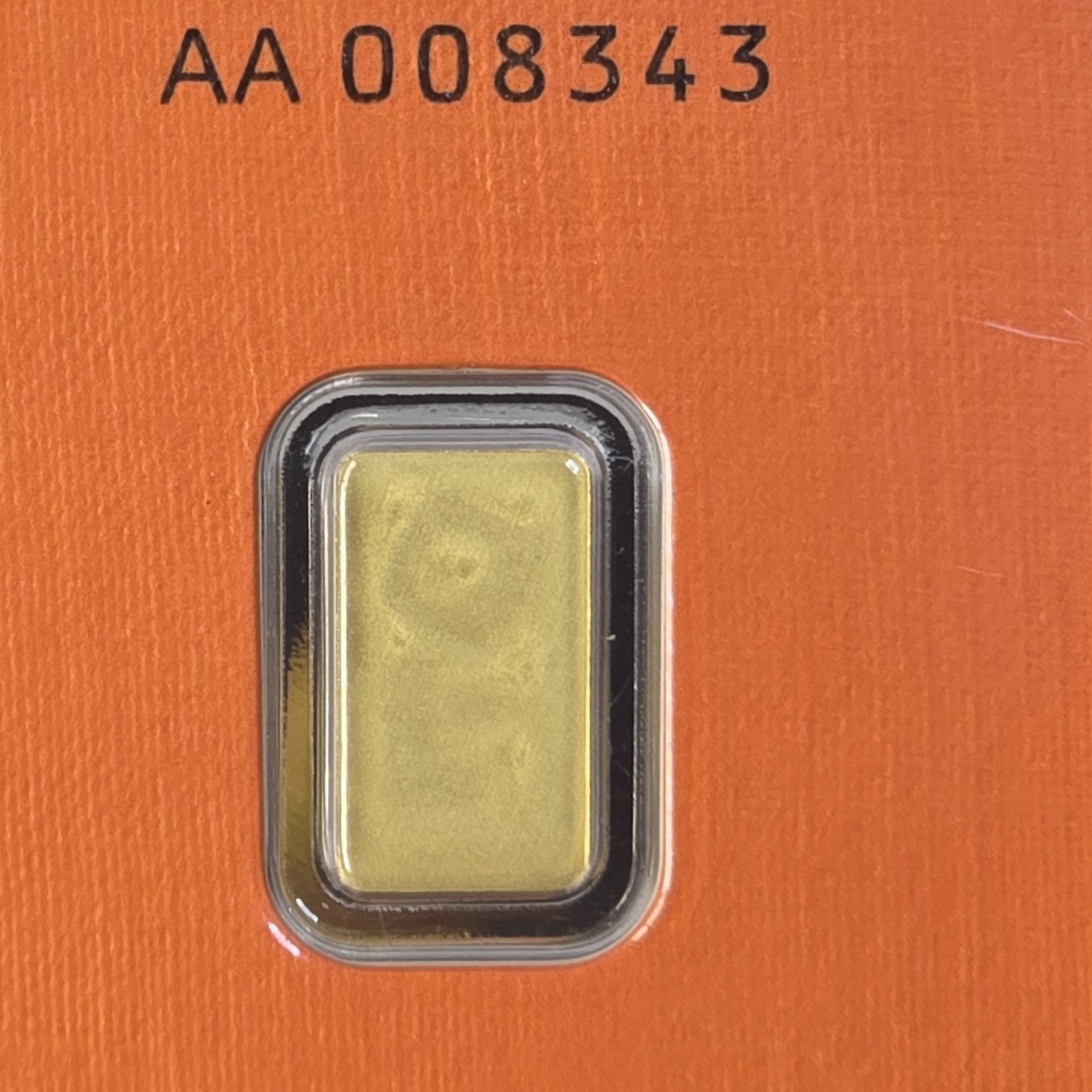 1/2 gram Gold Bar – Valcambi Suisse – 999.9 Fine in Sealed Assay