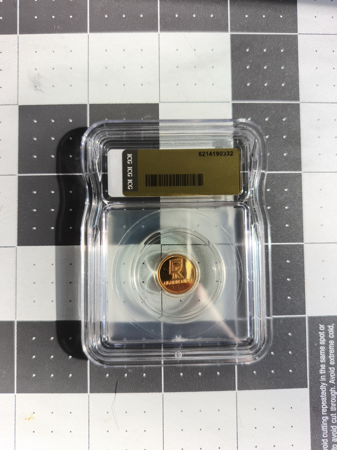 ICG Slabbed MS70PL 1 Gram Gold .9999 Fine Gold Coin – Clean Ripz – 1 g GOLD