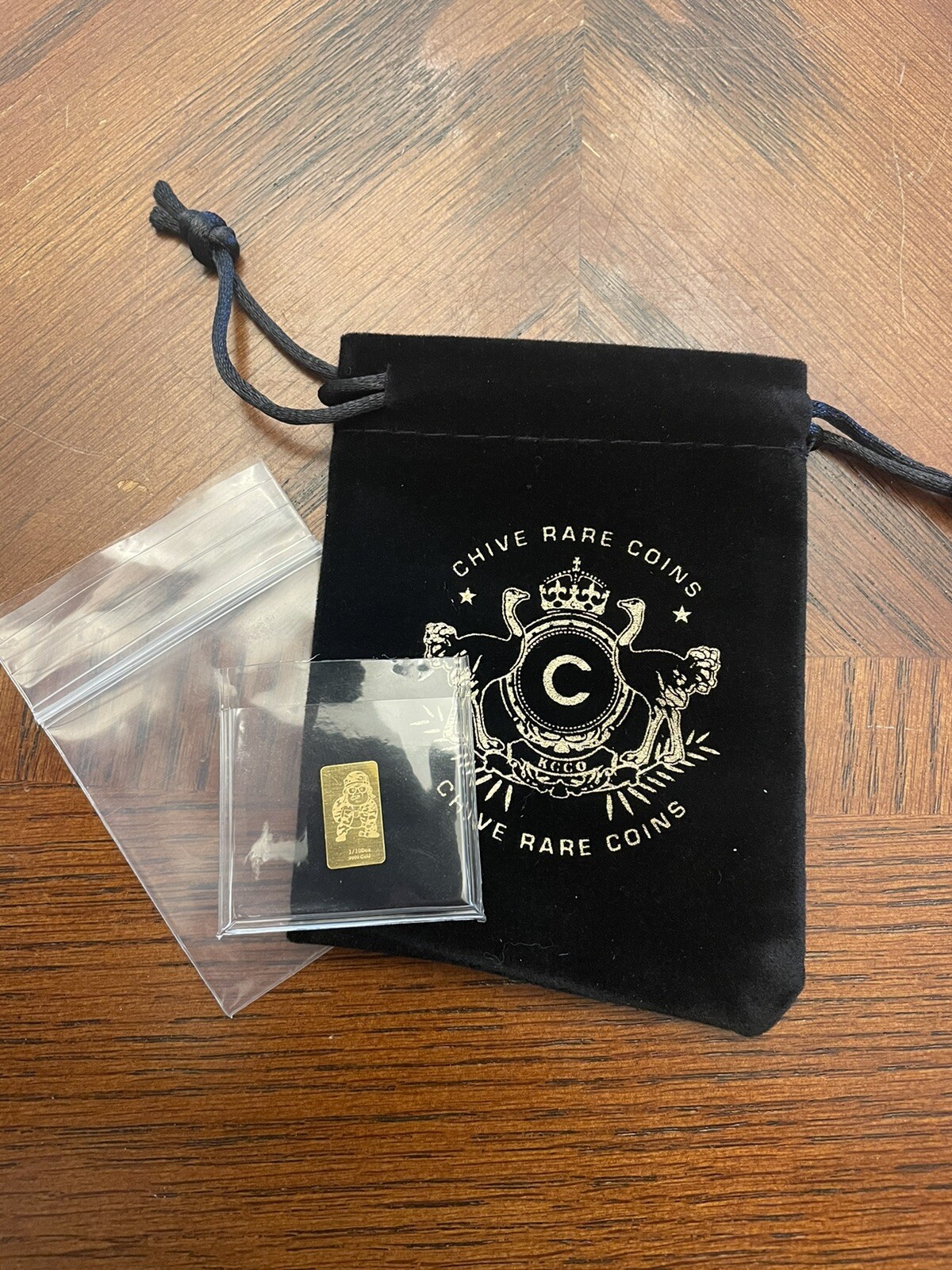 The CHIVE | MAY GOLDEN FARLEY GAME PIECE | 1/100th Oz Gold Bar | SOLD OUT