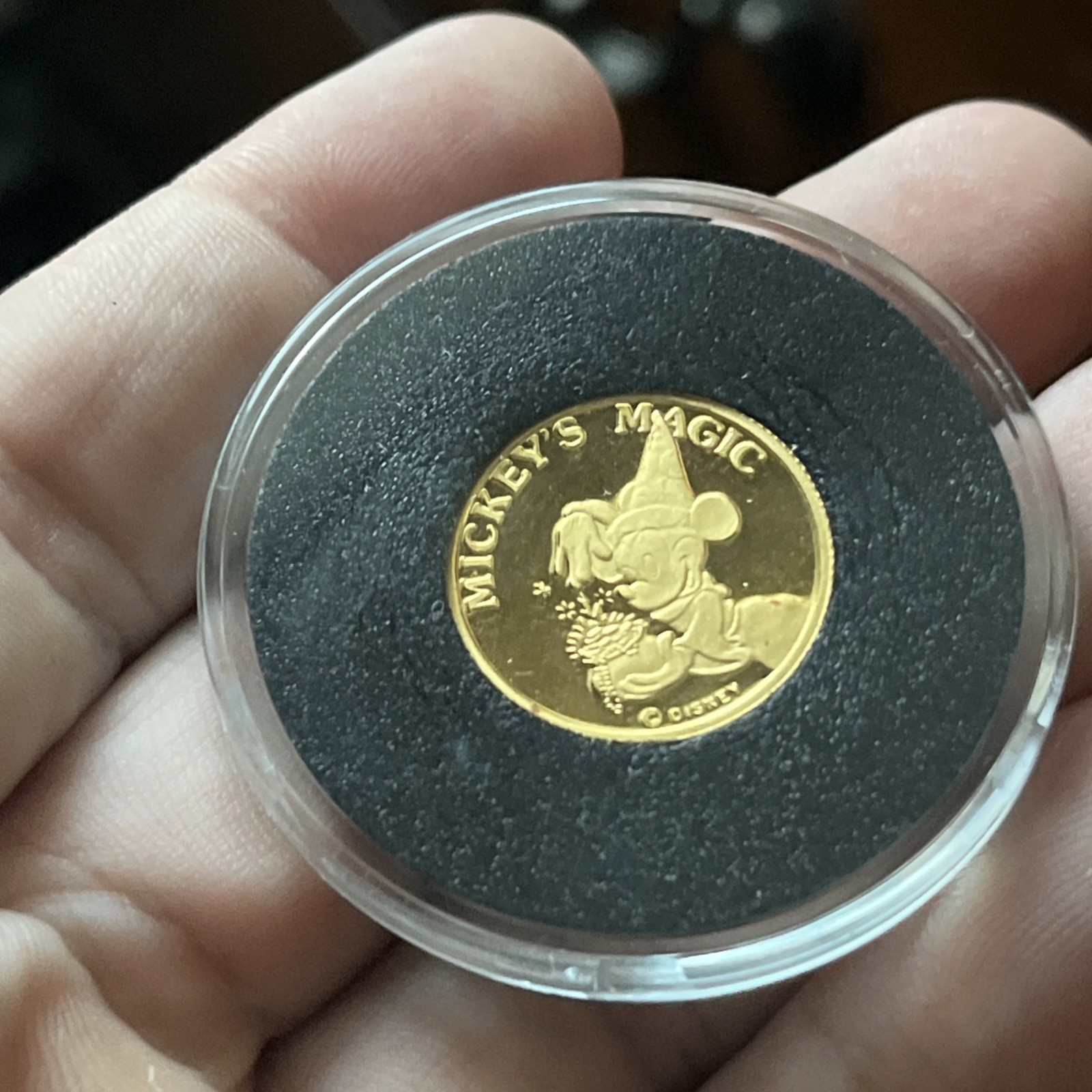 1987 Rarities Mint Mickey Mouse FIRST EDITION 1/4 Troy Ounce .999 Fine Gold