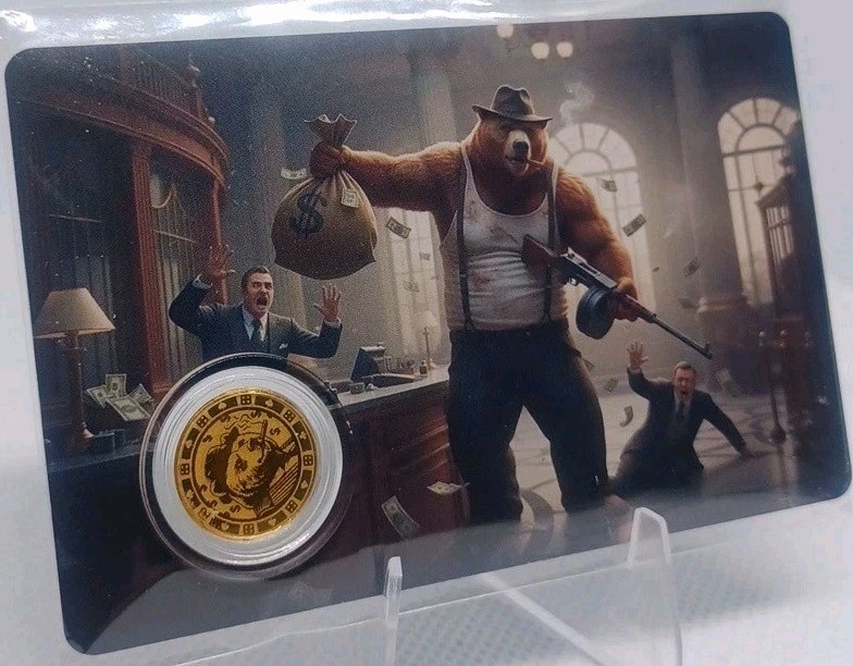 1/1000 OZ .999 Fine Gold Round – Limited Edition (9,999 Minted) – 2026 Gangster